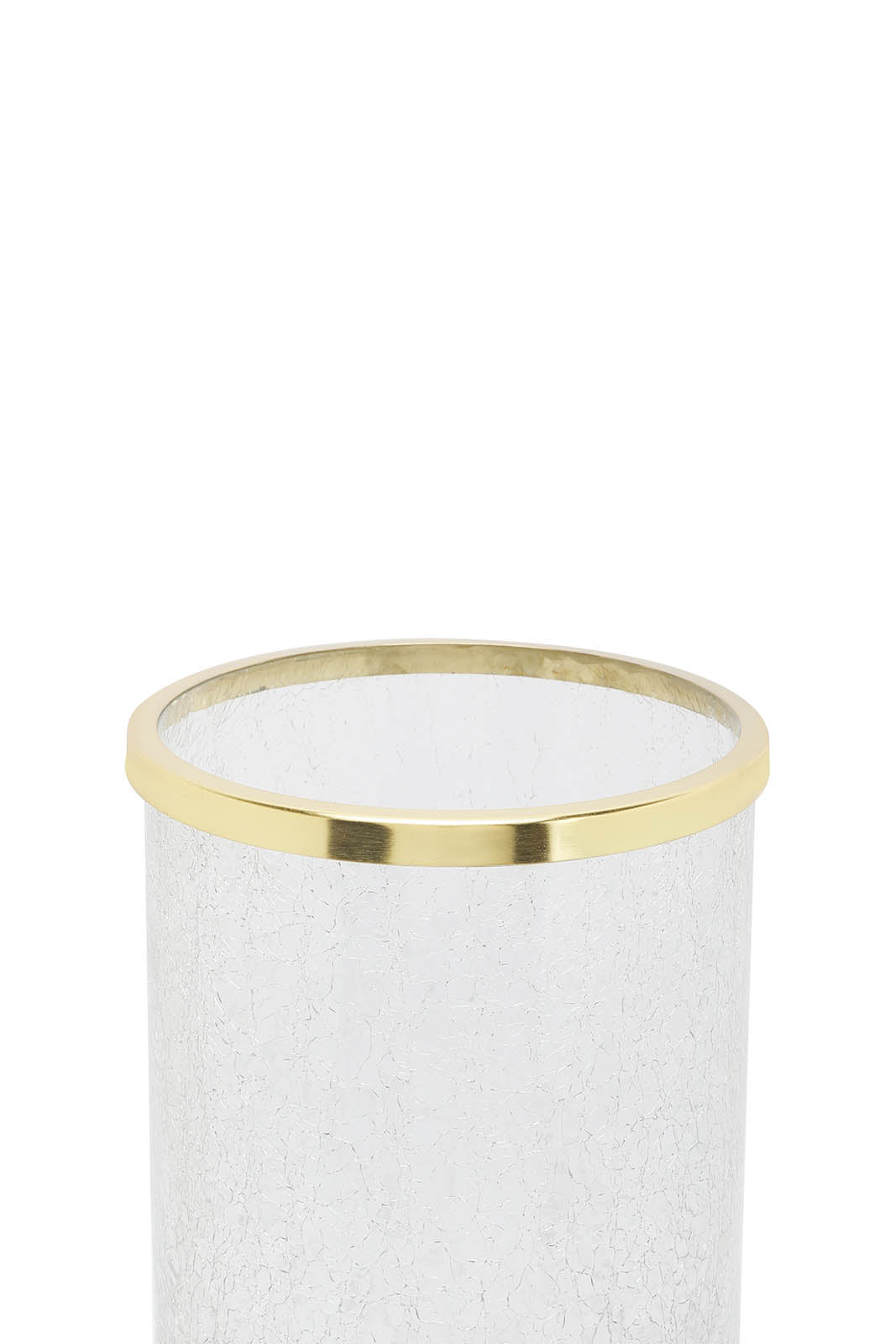 Redtag-Gold-Crackle-Glass-Waste-Bin-Category:Bathroom-Accessories,-Colour:Gold,-Deals:New-In,-Filter:Home-Bathroom,-HMW-BAC-Bath-Accessories,-New-In-HMW-BAC,-Non-Sale,-Section:Homewares,-W22B-Home-Bathroom-