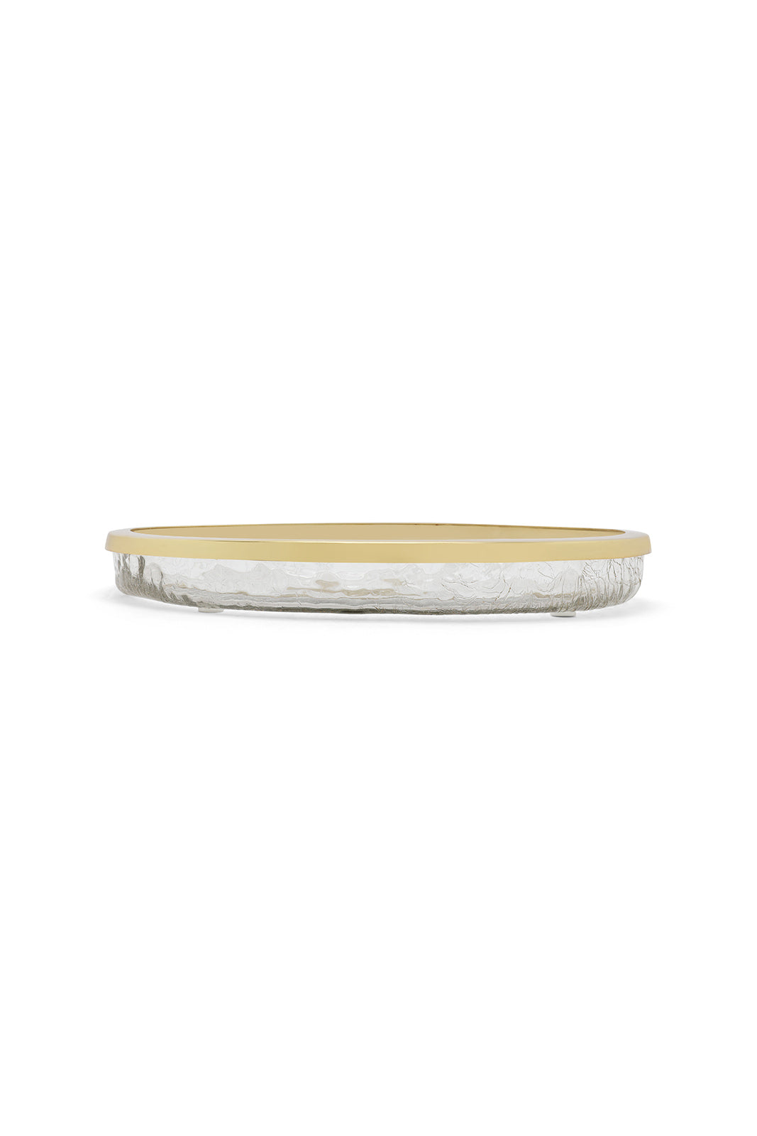 Redtag-Gold-Crackle-Glass-Amenity-Tray-Category:Bathroom-Accessories,-Colour:Gold,-Deals:New-In,-Filter:Home-Bathroom,-HMW-BAC-Bath-Accessories,-New-In-HMW-BAC,-Non-Sale,-S23A,-Section:Homewares-Home-Bathroom-