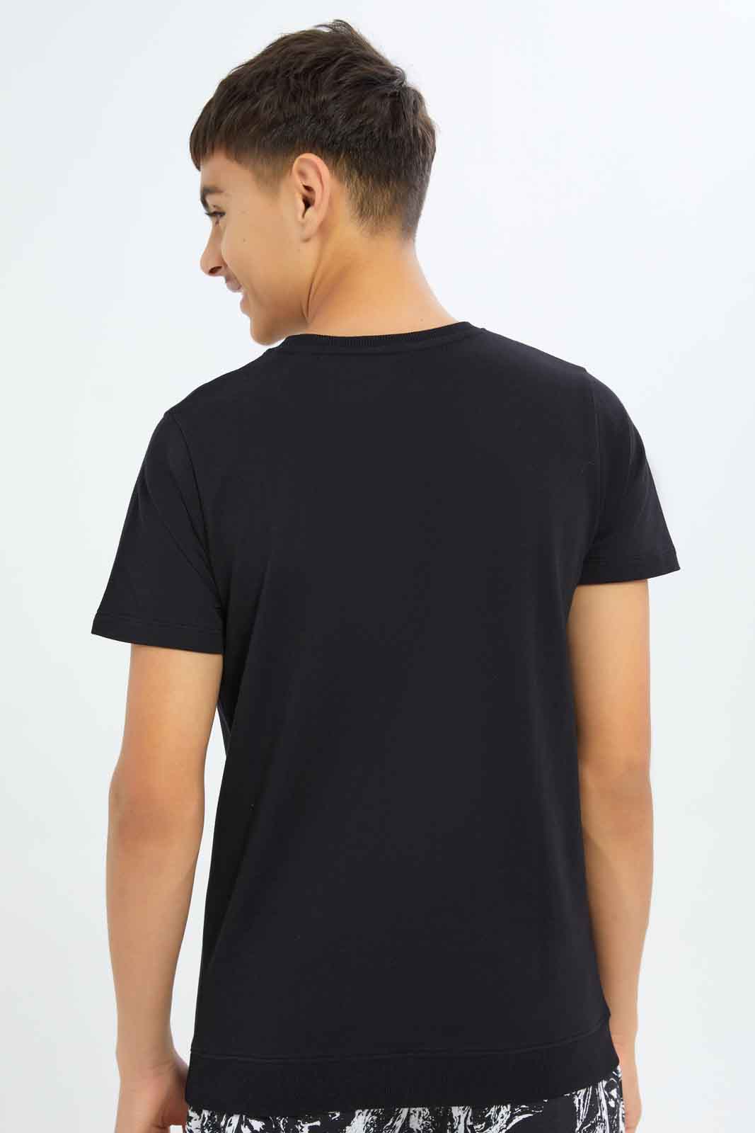 Redtag-Boys-Black-Plain-Sweat-Tee-BSR-Sweatshirts,-Category:Sweatshirts,-Colour:Black,-Deals:New-In,-Dept:Boys,-Filter:Senior-Boys-(8-to-14-Yrs),-New-In-BSR-APL,-Non-Sale,-S23A,-Section:Boys-(0-to-14Yrs),-TBL-Senior-Boys-9 to 14 Years