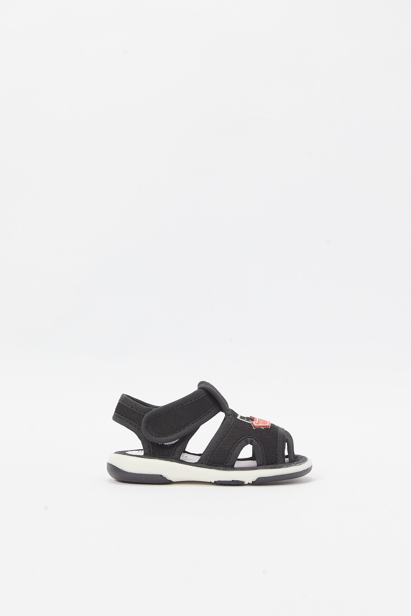Redtag-Black-Patch-Pump-Category:Shoes,-Colour:Black,-Deals:New-In,-Filter:Boys-Footwear-(1-to-3-Yrs),-INB-Sandals,-N/A,-New-In-INB-FOO,-Non-Sale,-S23B,-Section:Boys-(0-to-14Yrs)-Infant-Boys-1 to 3 Years