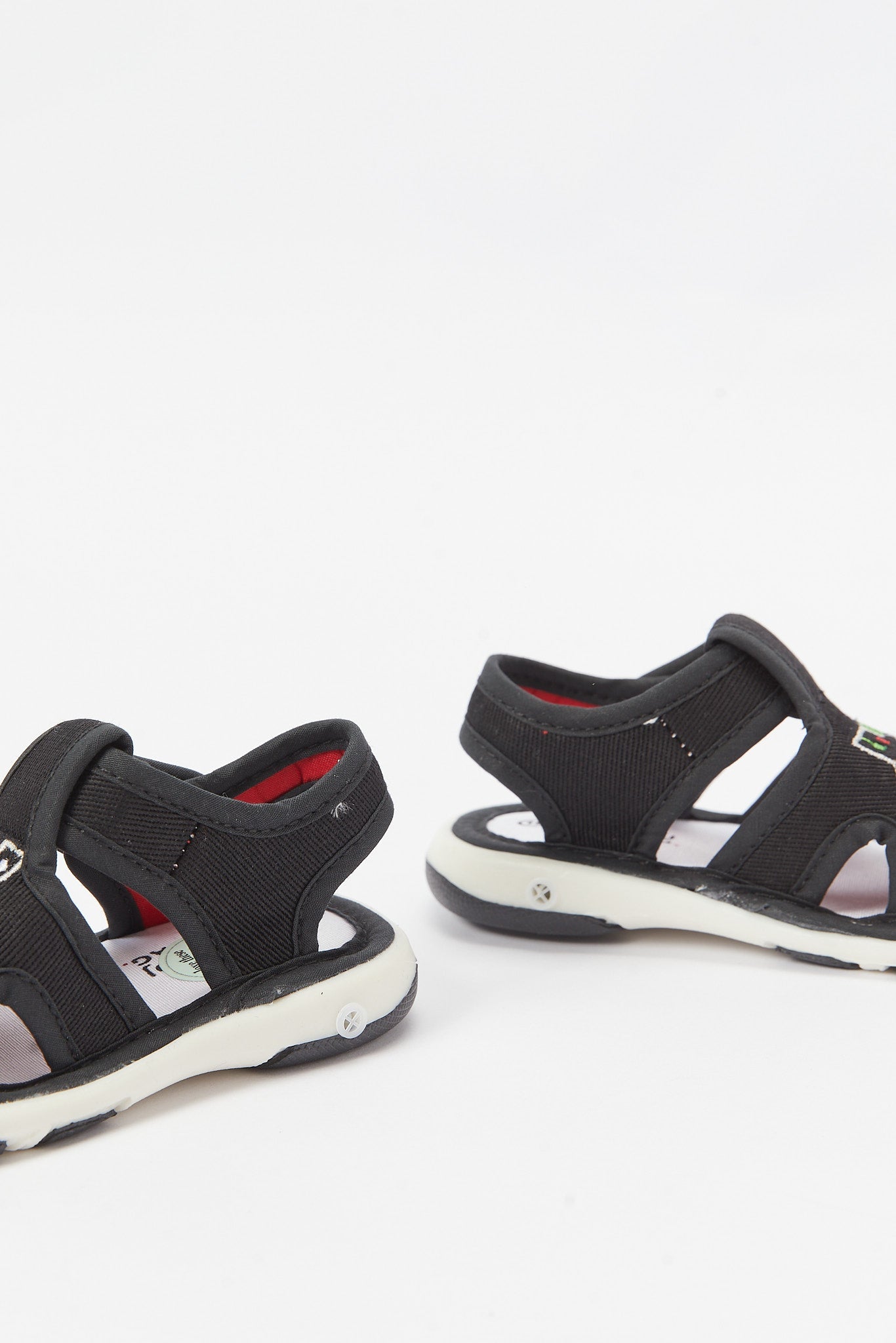 Redtag-Black-Patch-Pump-Category:Shoes,-Colour:Black,-Deals:New-In,-Filter:Boys-Footwear-(1-to-3-Yrs),-INB-Sandals,-N/A,-New-In-INB-FOO,-Non-Sale,-S23B,-Section:Boys-(0-to-14Yrs)-Infant-Boys-1 to 3 Years