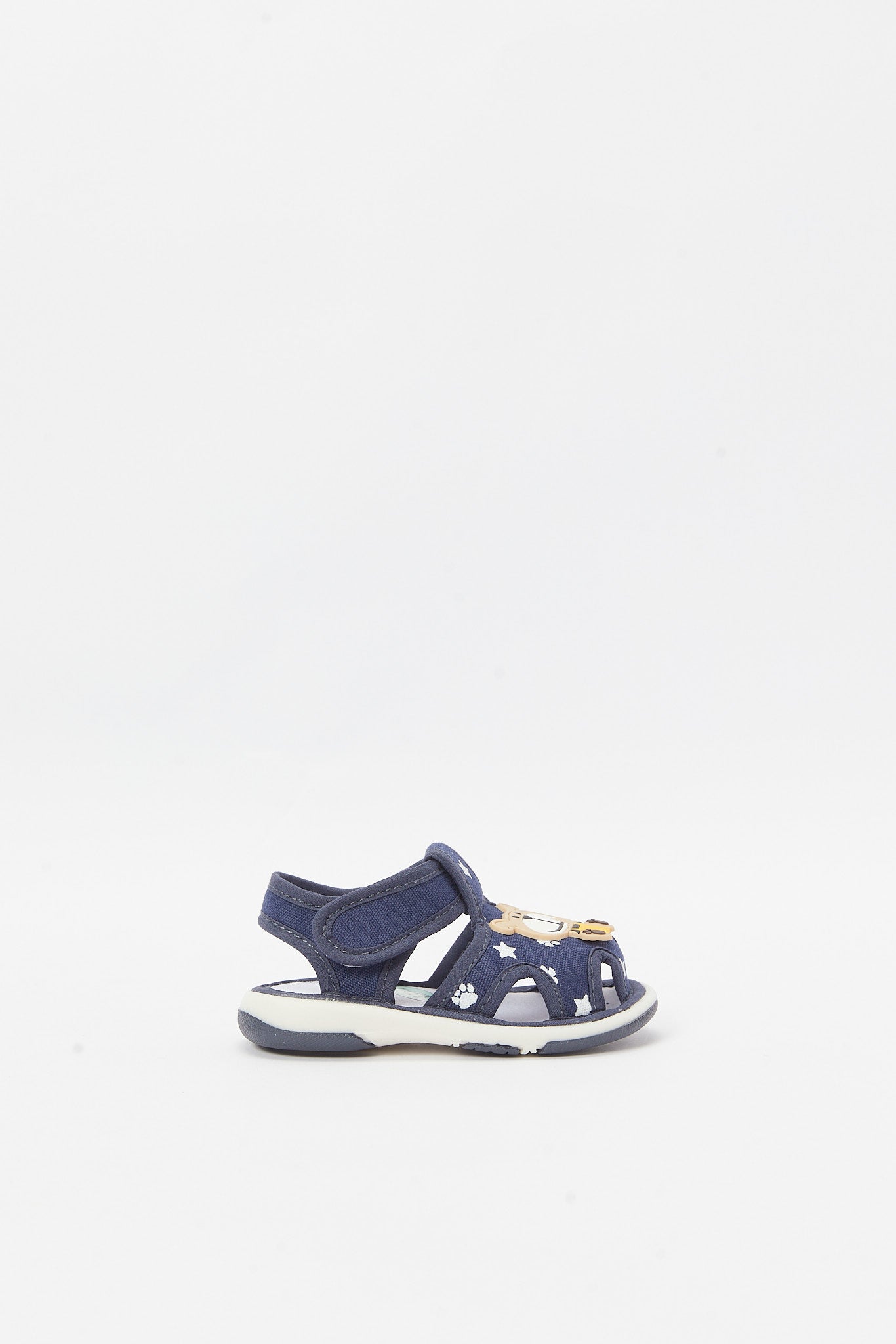 Redtag-Navy-Bear-Pump-Category:Shoes,-Colour:Navy,-Deals:New-In,-Filter:Boys-Footwear-(1-to-3-Yrs),-INB-Sandals,-N/A,-New-In-INB-FOO,-Non-Sale,-S23B,-Section:Boys-(0-to-14Yrs)-Infant-Boys-1 to 3 Years