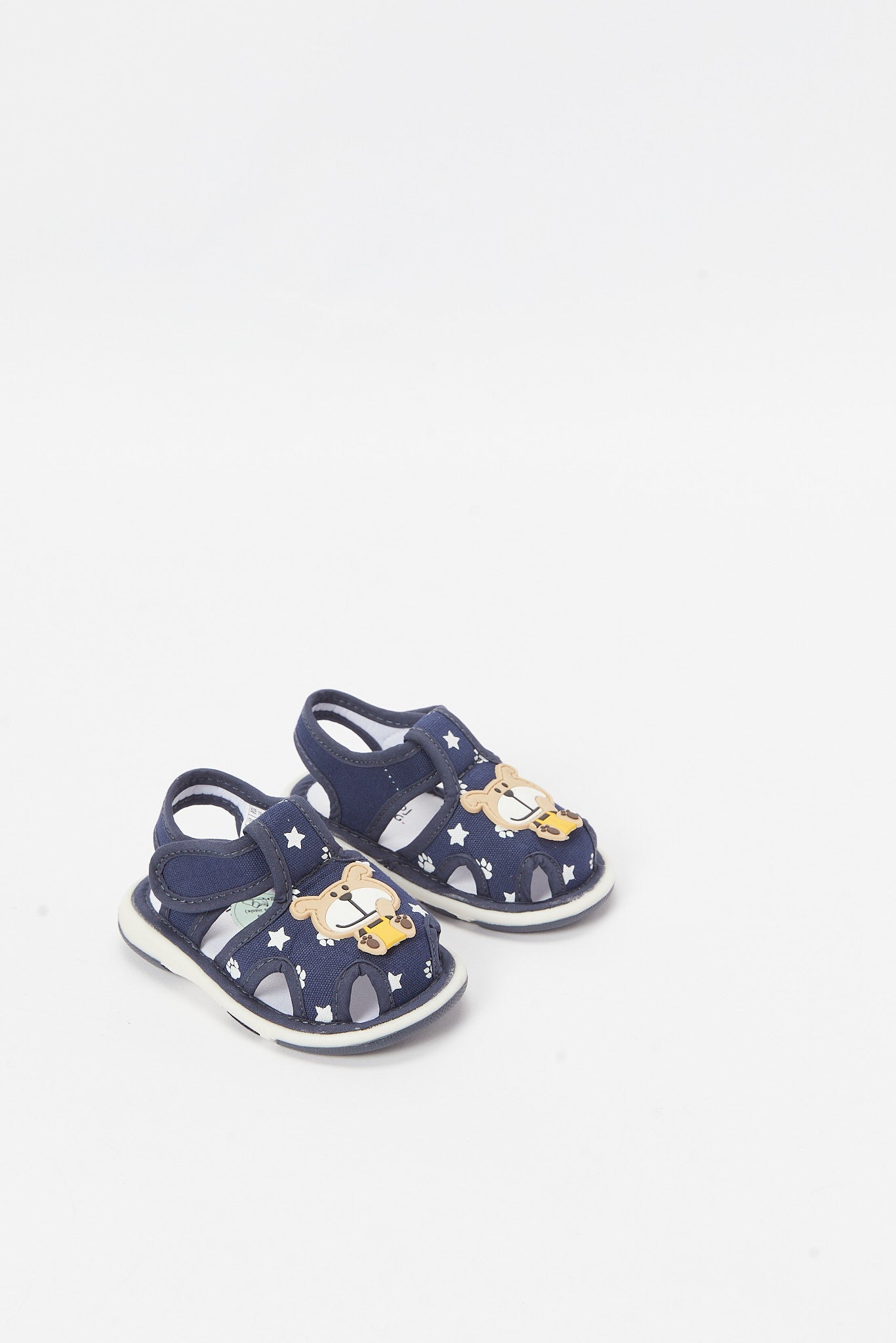 Redtag-Navy-Bear-Pump-Category:Shoes,-Colour:Navy,-Deals:New-In,-Filter:Boys-Footwear-(1-to-3-Yrs),-INB-Sandals,-N/A,-New-In-INB-FOO,-Non-Sale,-S23B,-Section:Boys-(0-to-14Yrs)-Infant-Boys-1 to 3 Years