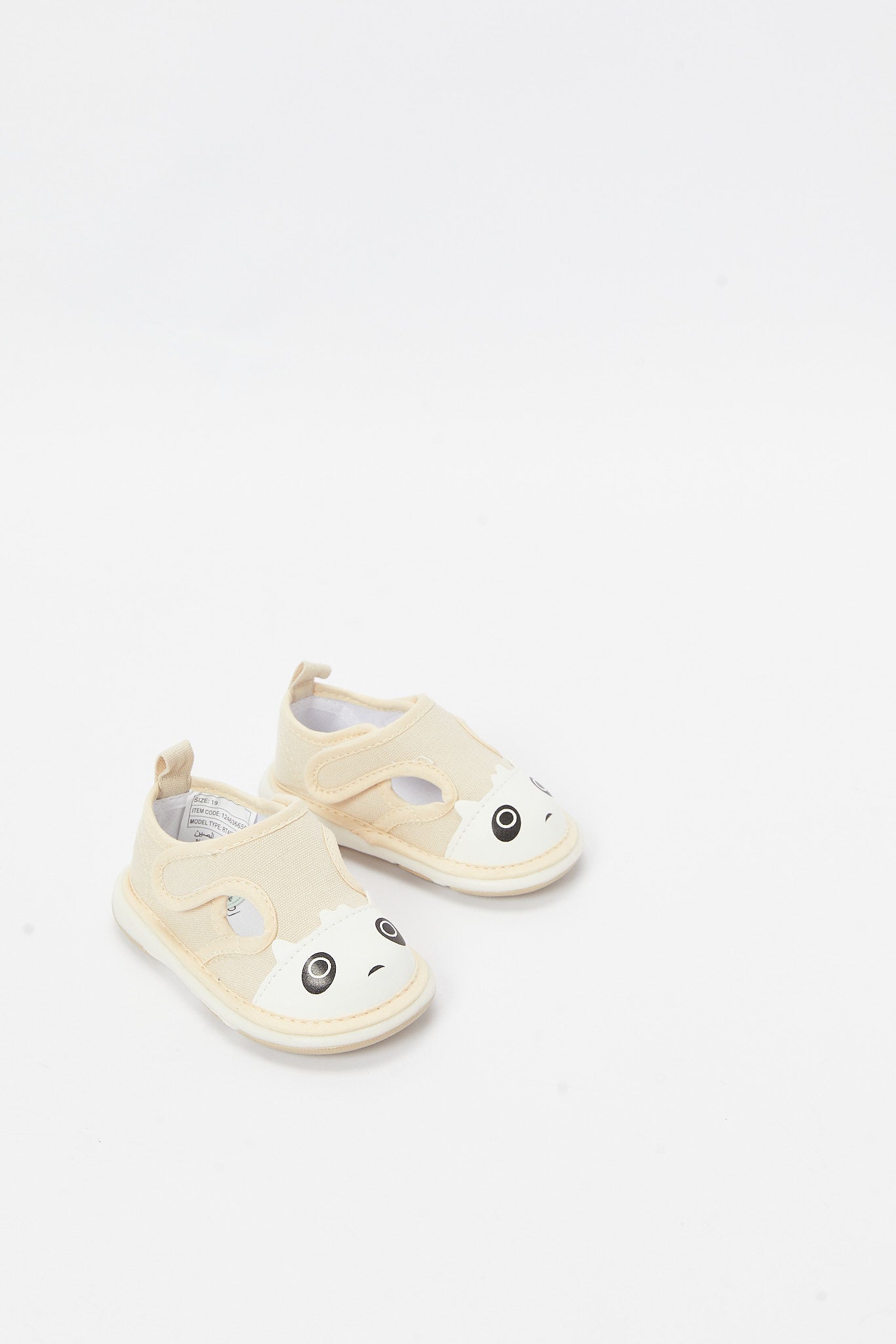 Redtag-Beige-Panda-Pump-Category:Shoes,-Colour:Beige,-Deals:New-In,-Filter:Boys-Footwear-(1-to-3-Yrs),-INB-Sandals,-N/A,-New-In-INB-FOO,-Non-Sale,-S23B,-Section:Boys-(0-to-14Yrs)-Infant-Boys-1 to 3 Years
