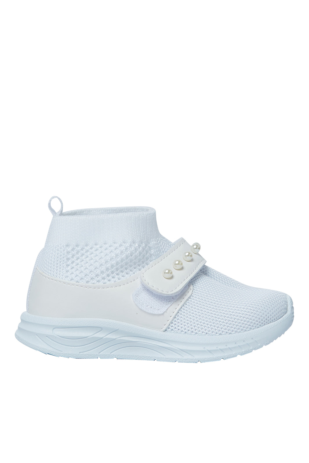 Redtag-White-Flyknit-Pump-Category:Shoes,-Colour:White,-Deals:New-In,-Filter:Girls-Footwear-(1-to-3-Yrs),-ING-Trainers,-N/A,-New-In-ING-FOO,-Non-Sale,-S23A,-Section:Girls-(0-to-14Yrs)-Infant-Girls-1 to 3 Years