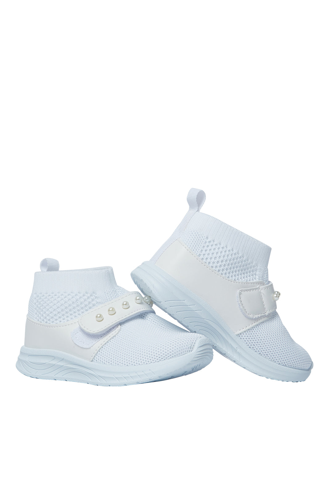 Redtag-White-Flyknit-Pump-Category:Shoes,-Colour:White,-Deals:New-In,-Filter:Girls-Footwear-(1-to-3-Yrs),-ING-Trainers,-N/A,-New-In-ING-FOO,-Non-Sale,-S23A,-Section:Girls-(0-to-14Yrs)-Infant-Girls-1 to 3 Years