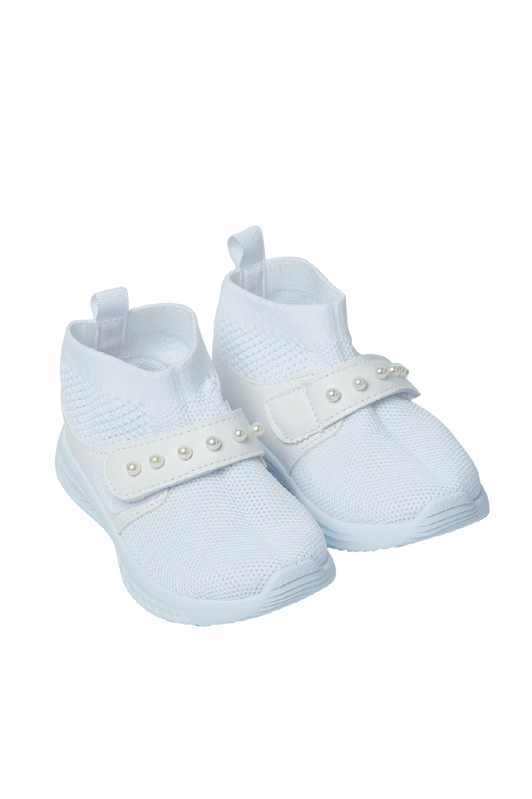 Redtag-White-Flyknit-Pump-Category:Shoes,-Colour:White,-Deals:New-In,-Filter:Girls-Footwear-(1-to-3-Yrs),-ING-Trainers,-N/A,-New-In-ING-FOO,-Non-Sale,-S23A,-Section:Girls-(0-to-14Yrs)-Infant-Girls-1 to 3 Years