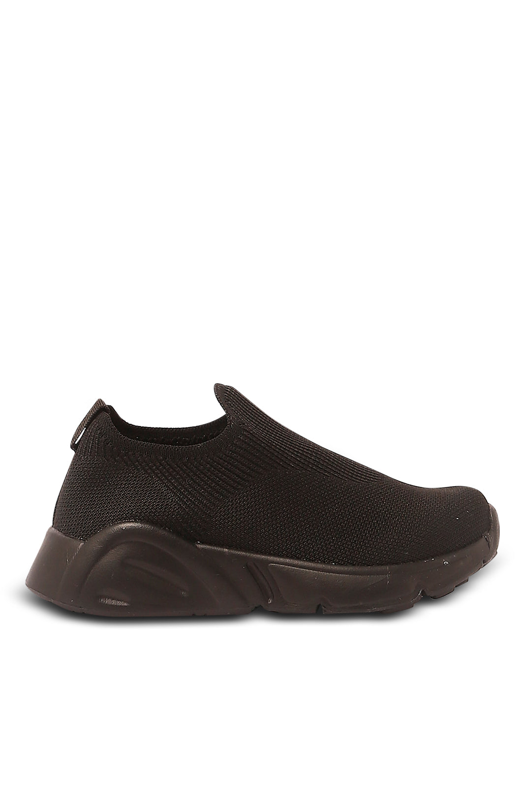 Redtag-Black-Knit-Slip-On-BOY-Trainers,-Category:Shoes,-Colour:Black,-Deals:New-In,-Filter:Boys-Footwear-(3-to-5-Yrs),-N/A,-New-In-BOY-FOO,-Non-Sale,-S23A,-Section:Boys-(0-to-14Yrs)-Boys-3 to 5 Years