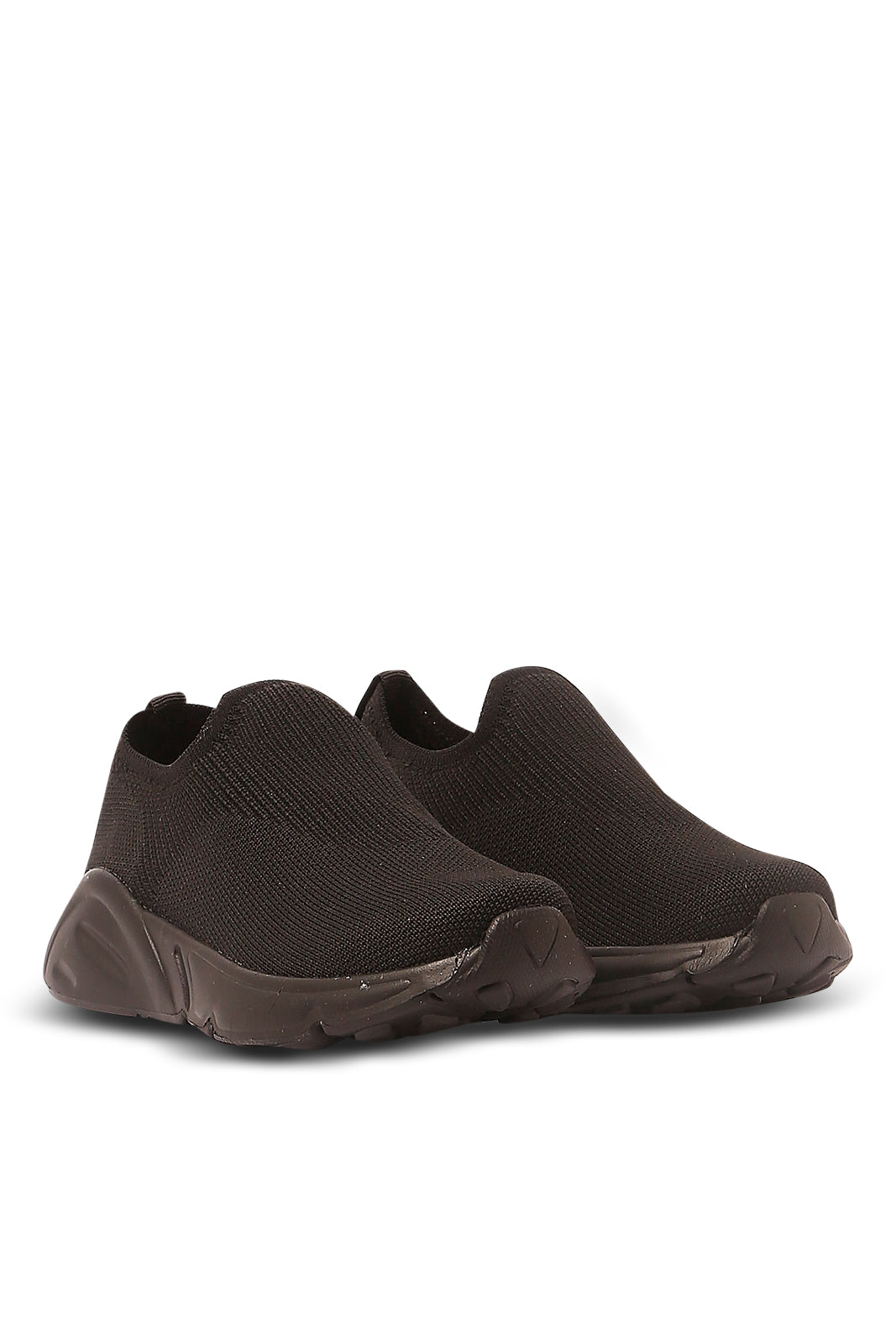 Redtag-Black-Knit-Slip-On-BOY-Trainers,-Category:Shoes,-Colour:Black,-Deals:New-In,-Filter:Boys-Footwear-(3-to-5-Yrs),-N/A,-New-In-BOY-FOO,-Non-Sale,-S23A,-Section:Boys-(0-to-14Yrs)-Boys-3 to 5 Years