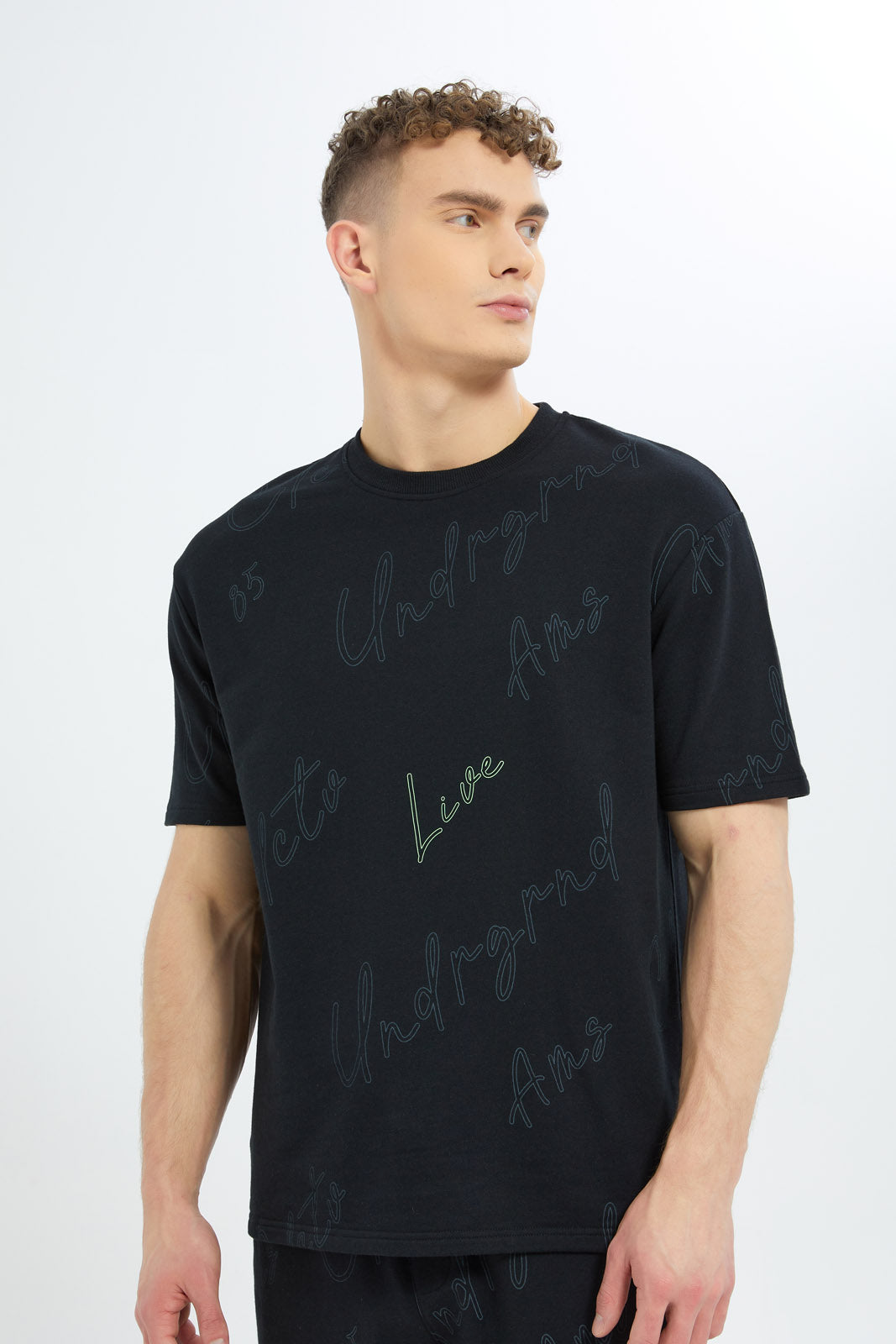 Redtag-Men-Black-Aop-Lounge-Shirt-Category:Sweatshirts,-Colour:Black,-Deals:New-In,-Dept:Menswear,-Filter:Men's-Clothing,-Men-Sweatshirts,-New-In-Men-APL,-Non-Sale,-S23C,-Section:Men--