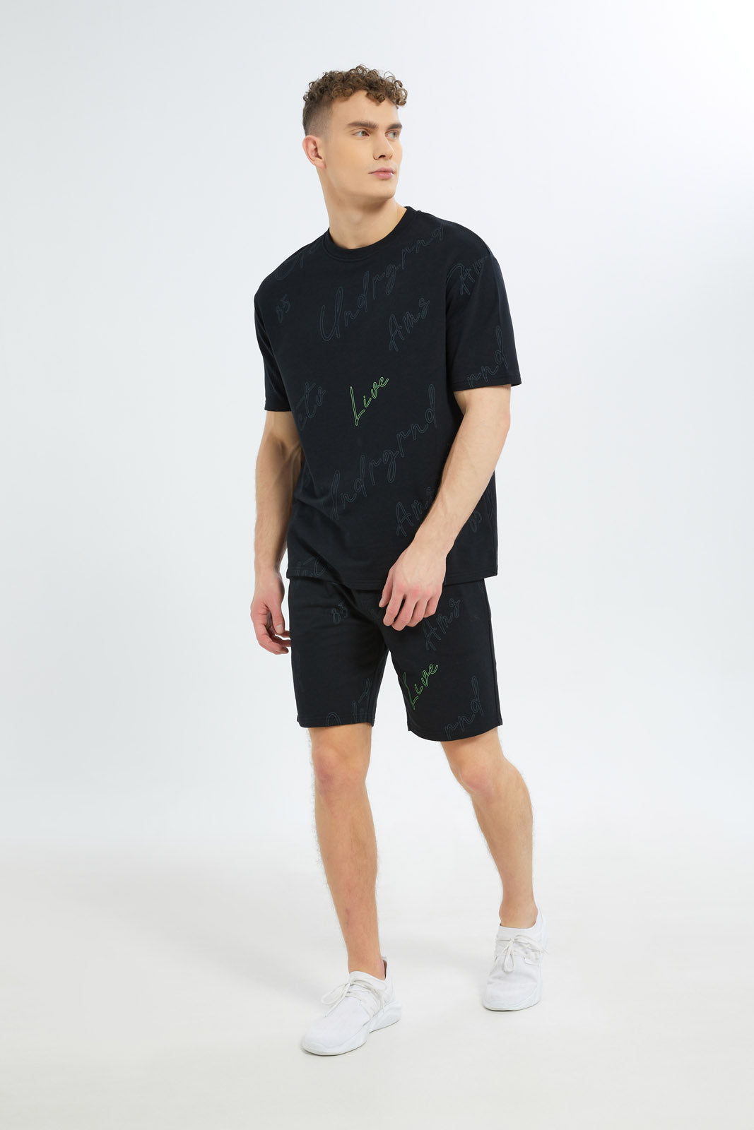 Redtag-Men-Black-Aop-Lounge-Shorts-Category:Shorts,-Colour:Black,-Deals:New-In,-Dept:Menswear,-Filter:Men's-Clothing,-Men-Shorts,-New-In-Men-APL,-Non-Sale,-S23C,-Section:Men-Men's-