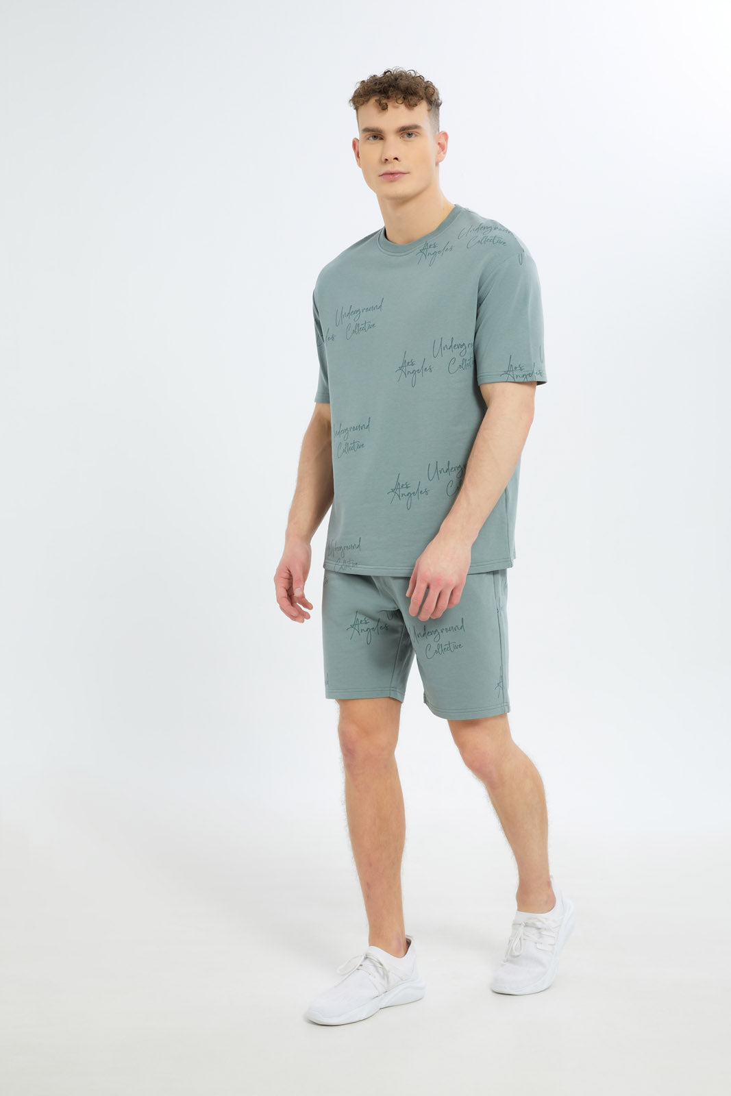 Redtag-Men-Sage-Green-Aop-Lounge-Shirt-Category:Sweatshirts,-Colour:Green,-Deals:New-In,-Dept:Menswear,-Filter:Men's-Clothing,-Men-Sweatshirts,-New-In-Men-APL,-Non-Sale,-S23C,-Section:Men--