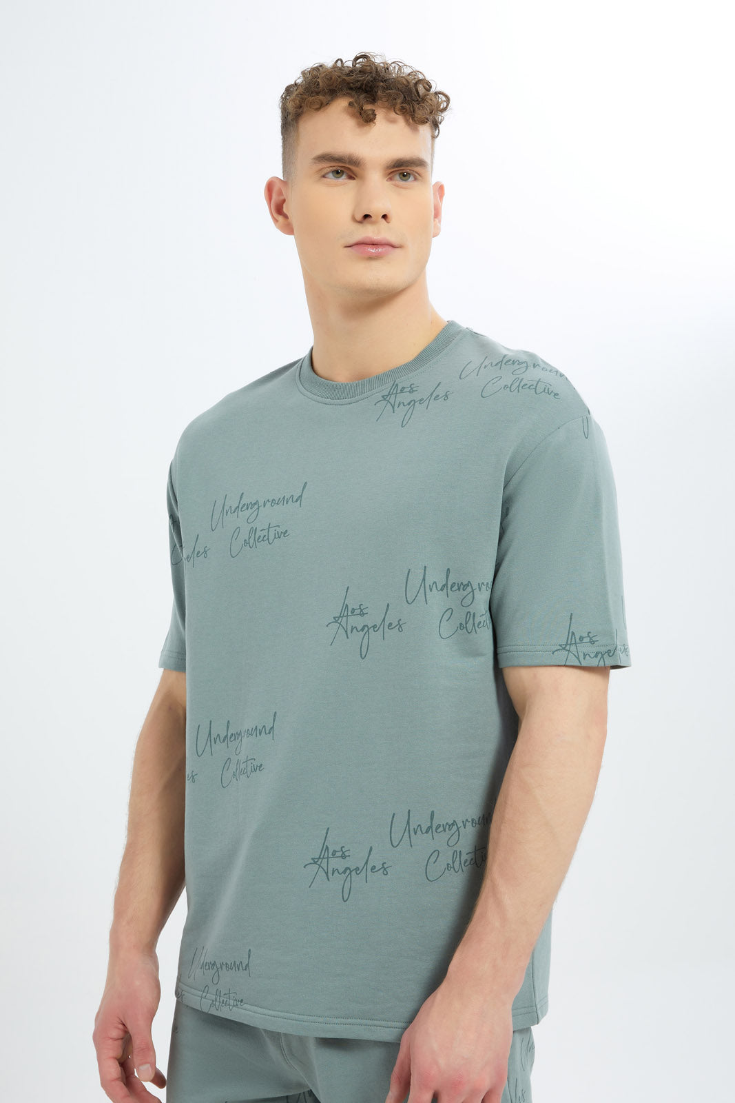 Redtag-Men-Sage-Green-Aop-Lounge-Shirt-Category:Sweatshirts,-Colour:Green,-Deals:New-In,-Dept:Menswear,-Filter:Men's-Clothing,-Men-Sweatshirts,-New-In-Men-APL,-Non-Sale,-S23C,-Section:Men--