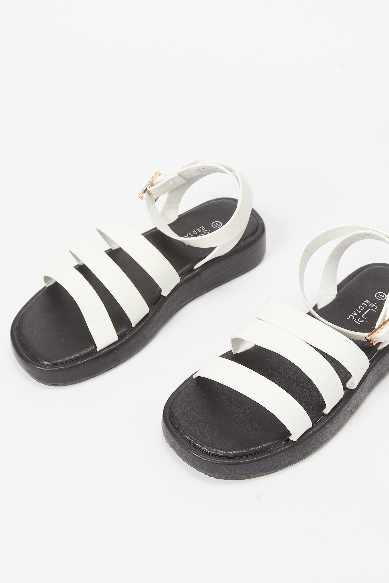 Redtag-White-Chunky-Sandal-Category:Shoes,-Colour:White,-Deals:New-In,-Filter:Girls-Footwear-(5-to-14-Yrs),-GSR-Sandals,-N/A,-New-In-GSR-FOO,-Non-Sale,-S23B,-Section:Girls-(0-to-14Yrs)-Senior-Girls-5 to 14 Years