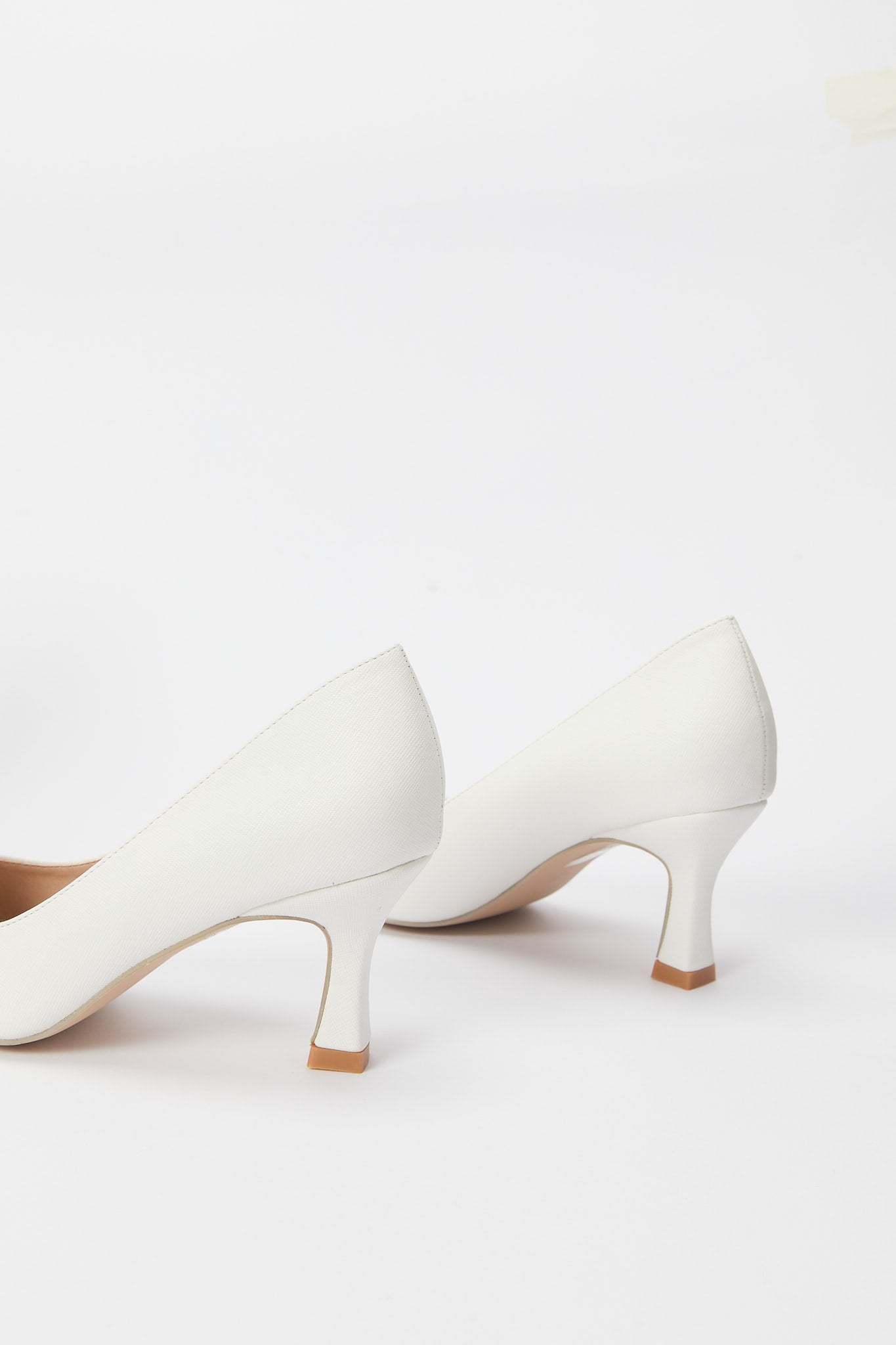 Redtag-White-Court-With-Chain-Trim-Category:Shoes,-Colour:White,-Deals:New-In,-Filter:Women's-Footwear,-H1:FOO,-H2:LAD,-H3:SHO,-H4:FOS,-N/A,-New-In-Women-FOO,-Non-Sale,-S23B,-Season:S23B,-Section:Women,-Women-Formal-Shoes-Women's-