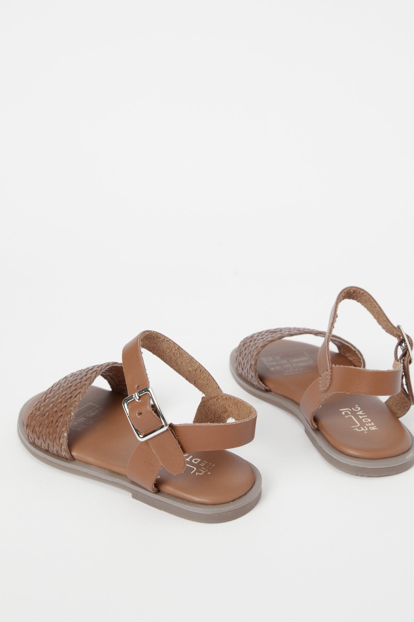 Redtag-Brown-Weave-Strap-Sandal-Category:Shoes,-Colour:Brown,-Deals:New-In,-Filter:Girls-Footwear-(3-to-5-Yrs),-GIR-Sandals,-H1:FOO,-H2:GIR,-H3:SAF,-H4:SAN,-N/A,-New-In-GIR-FOO,-Non-Sale,-S23B,-Season:S23B,-Section:Girls-(0-to-14Yrs)-Girls-3 to 5 Years