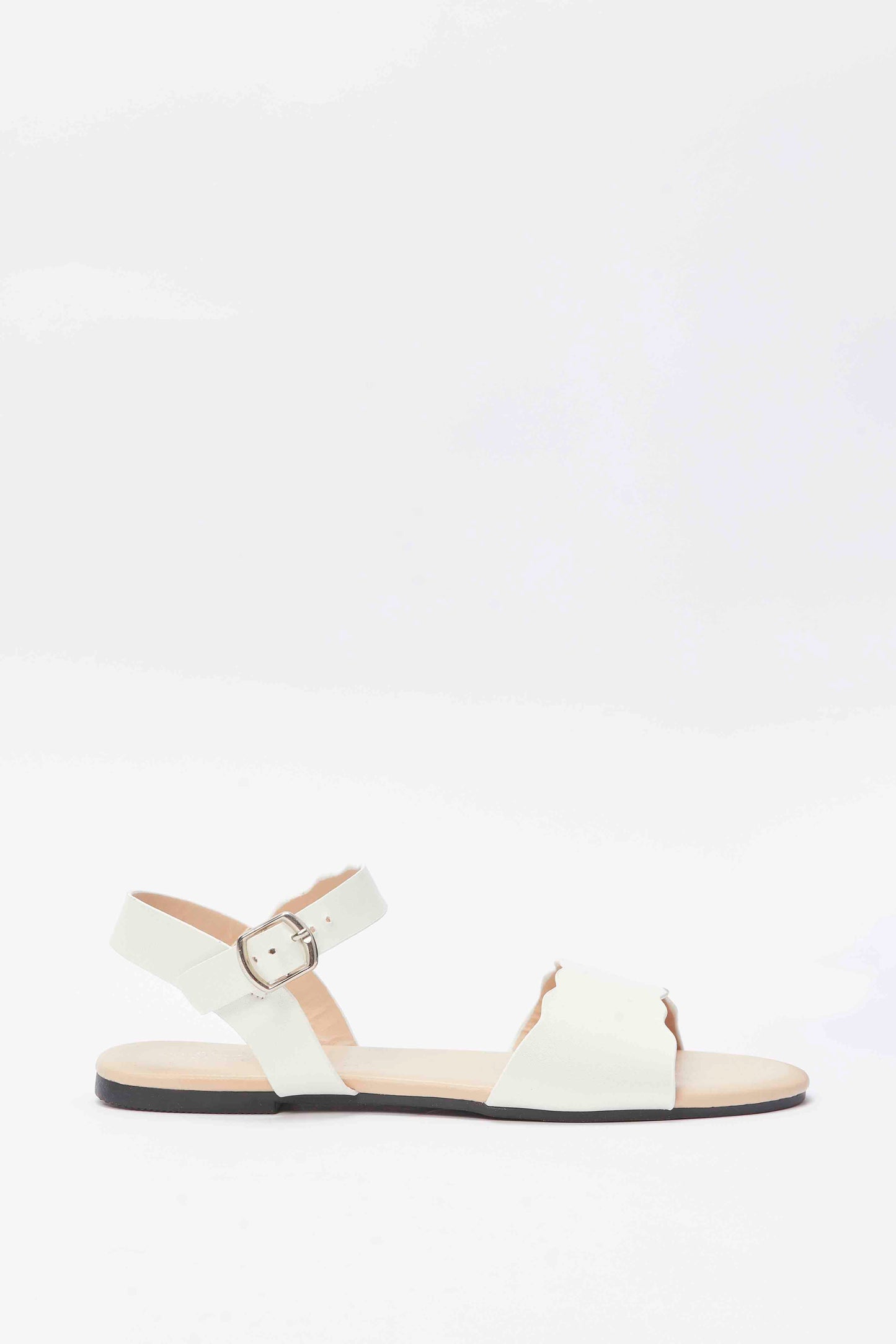 Redtag-White-Scalloped-Sandal
(Repeat)-Category:Shoes,-Colour:White,-Deals:New-In,-Filter:Girls-Footwear-(5-to-14-Yrs),-GSR-Sandals,-N/A,-New-In-GSR-FOO,-Non-Sale,-S23B,-Section:Girls-(0-to-14Yrs)-Senior-Girls-5 to 14 Years