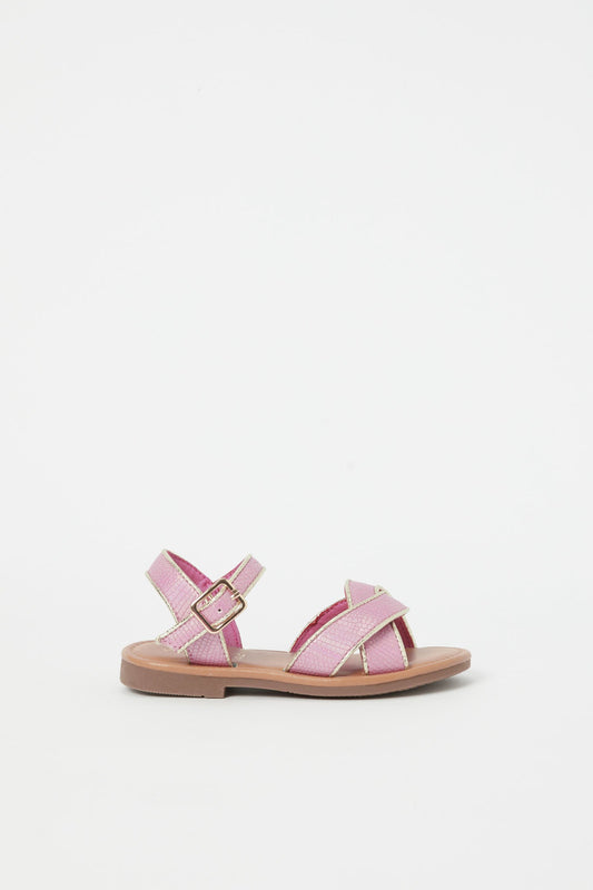 Redtag-Pink-Crossover-Sandal-Category:Shoes,-Colour:Pink,-Deals:New-In,-Filter:Girls-Footwear-(3-to-5-Yrs),-GIR-Sandals,-H1:FOO,-H2:GIR,-H3:SAF,-H4:SAN,-N/A,-New-In-GIR-FOO,-Non-Sale,-S23B,-Season:S23B,-Section:Girls-(0-to-14Yrs)-Girls-3 to 5 Years