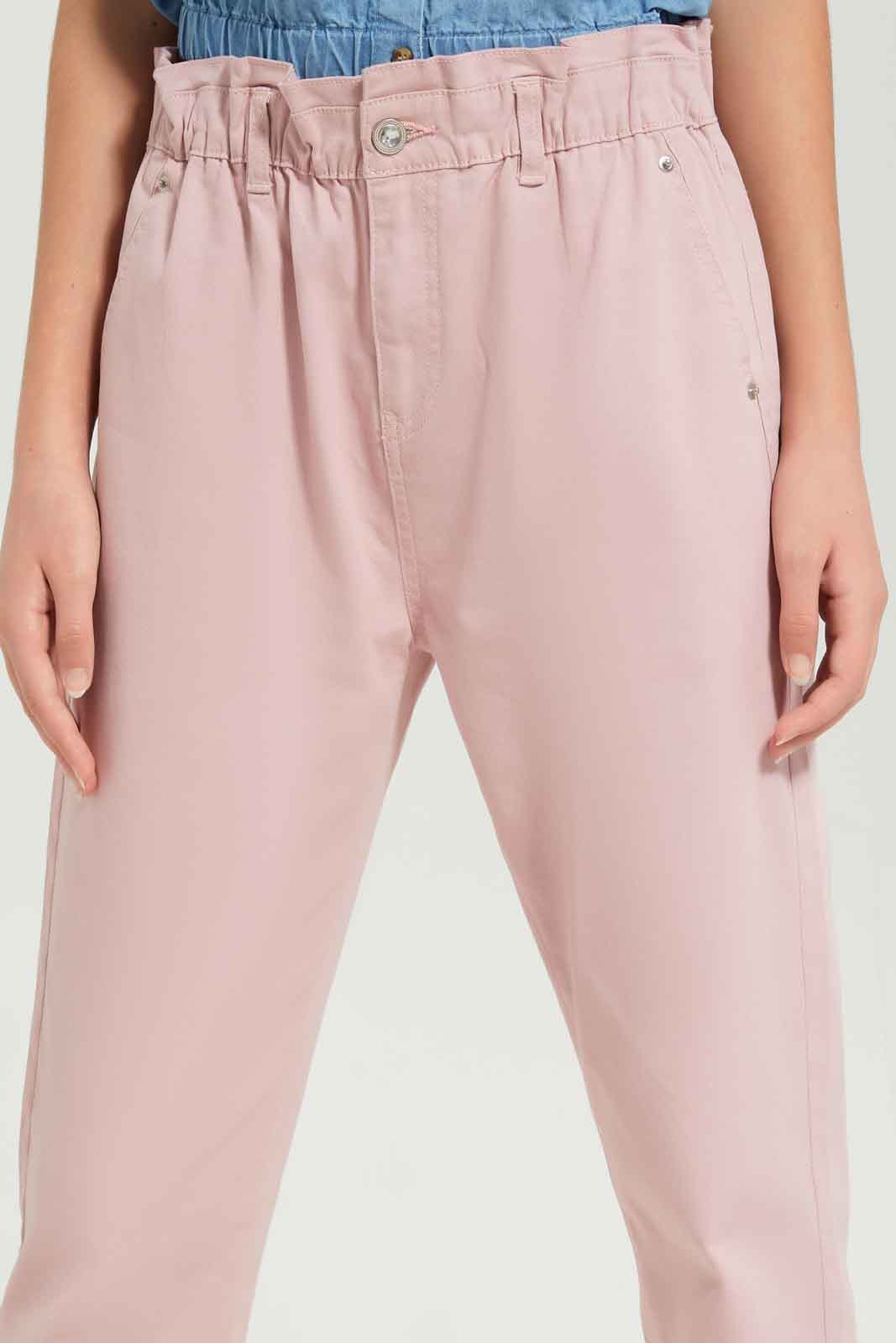 Redtag-Girls-Pink-Baggy-Category:Jeggings,-Colour:Apricot,-Deals:New-In,-Dept:Girls,-Filter:Senior-Girls-(8-to-14-Yrs),-FIT-WALL-(FTW),-GSR-Jeggings,-New-In-GSR-APL,-Non-Sale,-S23B,-Section:Girls-(0-to-14Yrs)-Senior-Girls-9 to 14 Years