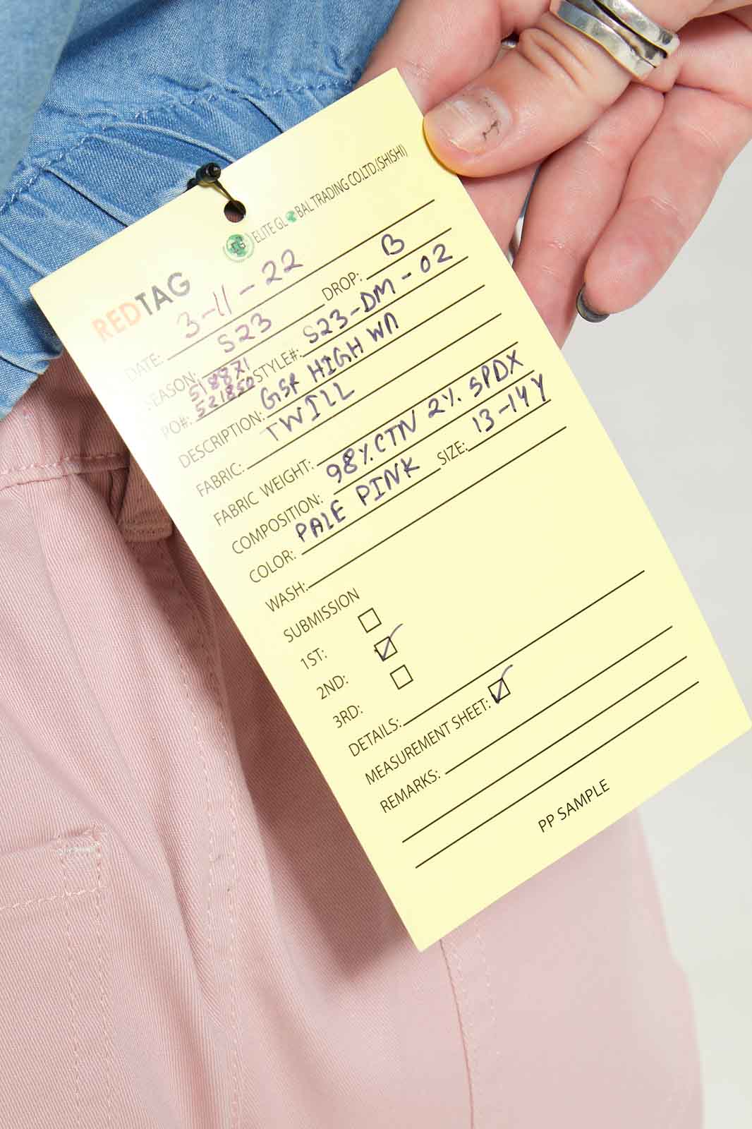 Redtag-Girls-Pink-Baggy-Category:Jeggings,-Colour:Apricot,-Deals:New-In,-Dept:Girls,-Filter:Senior-Girls-(8-to-14-Yrs),-FIT-WALL-(FTW),-GSR-Jeggings,-New-In-GSR-APL,-Non-Sale,-S23B,-Section:Girls-(0-to-14Yrs)-Senior-Girls-9 to 14 Years