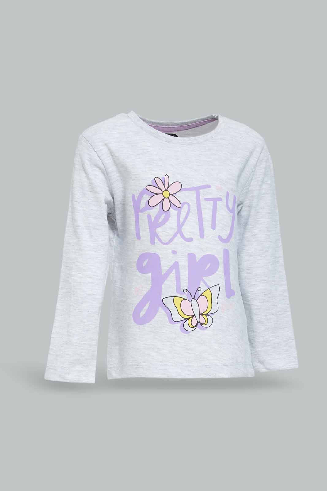 Redtag-Girls-Assorted-Lilac-And-Grey-4-Pc-Pack-Pyjama-Set-Category:Pyjama-Sets,-Colour:Assorted,-Deals:New-In,-Dept:Girls,-Filter:Infant-Girls-(3-to-24-Mths),-ING-Pyjama-Sets,-New-In-ING-APL,-Non-Sale,-S23A,-Section:Girls-(0-to-14Yrs)-Infant-Girls-3 to 24 Months