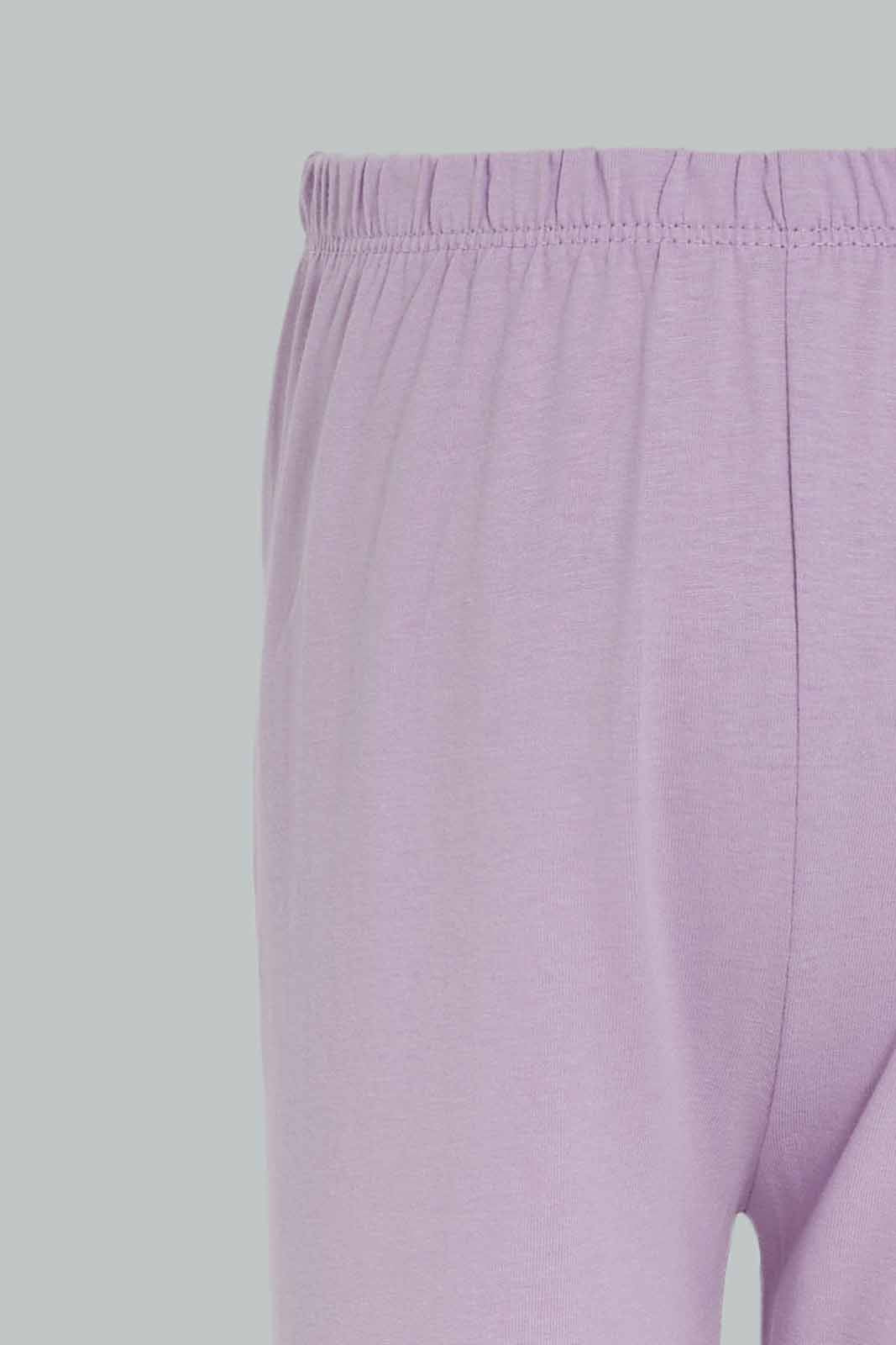 Redtag-Girls-Assorted-Lilac-And-Grey-4-Pc-Pack-Pyjama-Set-Category:Pyjama-Sets,-Colour:Assorted,-Deals:New-In,-Dept:Girls,-Filter:Infant-Girls-(3-to-24-Mths),-ING-Pyjama-Sets,-New-In-ING-APL,-Non-Sale,-S23A,-Section:Girls-(0-to-14Yrs)-Infant-Girls-3 to 24 Months