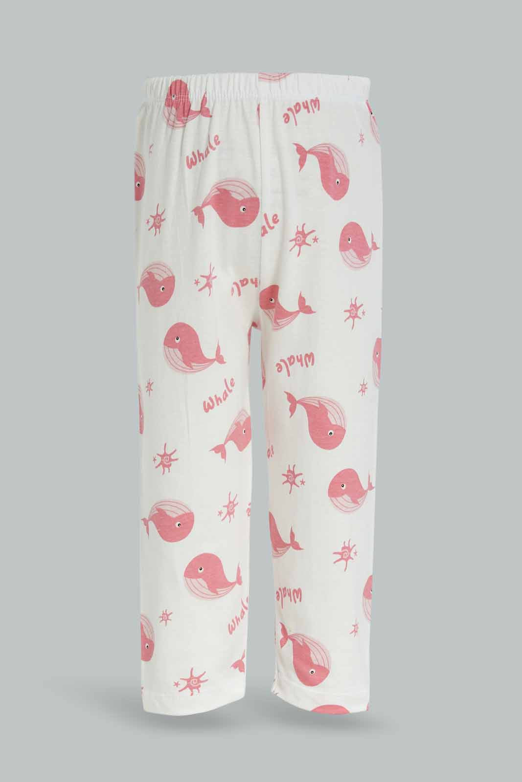 Redtag-Girls-Assorted-Pink-And-White-4-Pc-Pack-Pyjama-Set-Category:Pyjama-Sets,-Colour:Assorted,-Deals:New-In,-Dept:Girls,-Filter:Infant-Girls-(3-to-24-Mths),-ING-Pyjama-Sets,-New-In-ING-APL,-Non-Sale,-S23A,-Section:Girls-(0-to-14Yrs)-Infant-Girls-3 to 24 Months