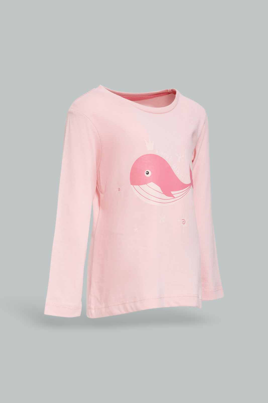 Redtag-Girls-Assorted-Pink-And-White-4-Pc-Pack-Pyjama-Set-Category:Pyjama-Sets,-Colour:Assorted,-Deals:New-In,-Dept:Girls,-Filter:Infant-Girls-(3-to-24-Mths),-ING-Pyjama-Sets,-New-In-ING-APL,-Non-Sale,-S23A,-Section:Girls-(0-to-14Yrs)-Infant-Girls-3 to 24 Months
