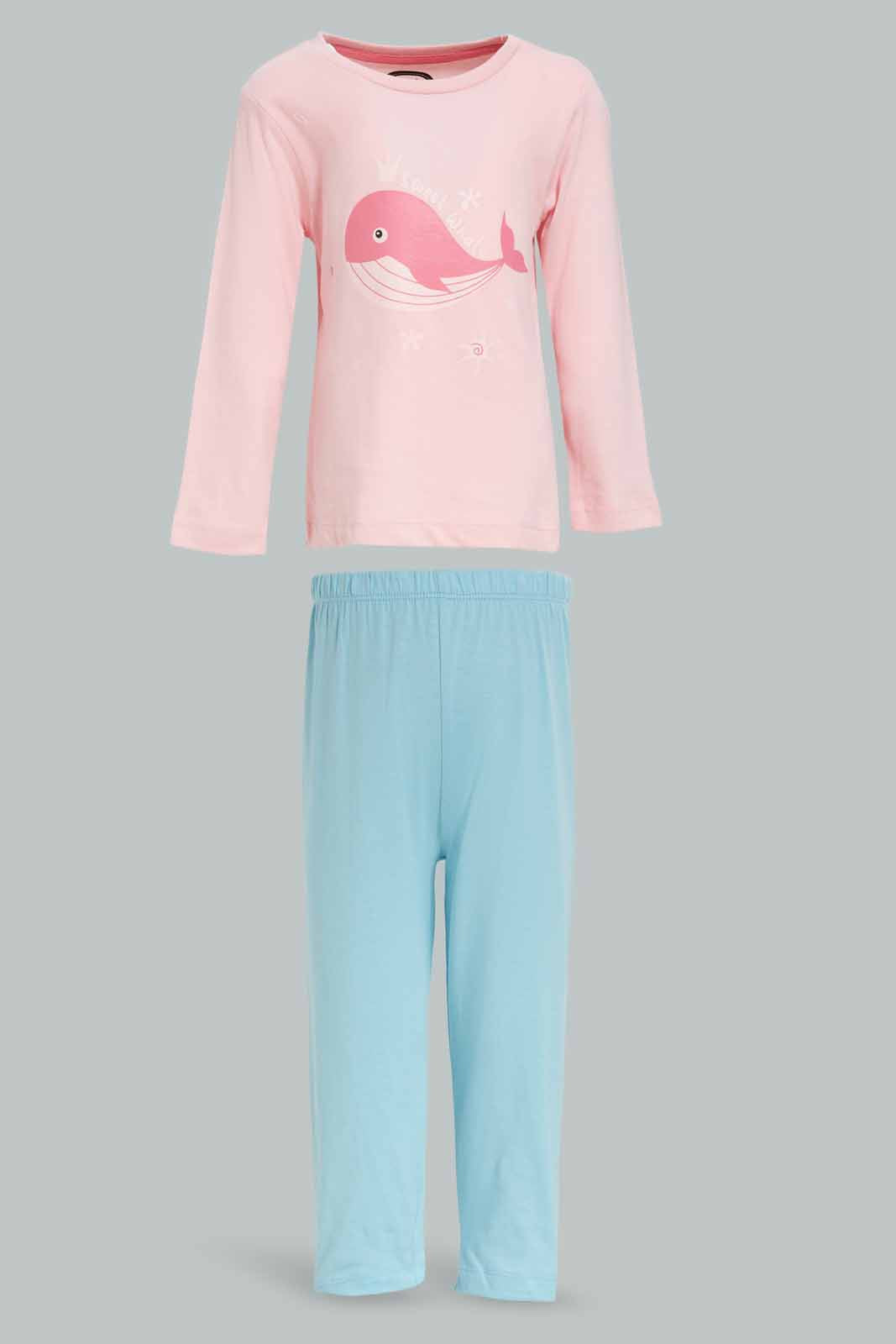 Redtag-Girls-Assorted-Pink-And-White-4-Pc-Pack-Pyjama-Set-Category:Pyjama-Sets,-Colour:Assorted,-Deals:New-In,-Dept:Girls,-Filter:Infant-Girls-(3-to-24-Mths),-ING-Pyjama-Sets,-New-In-ING-APL,-Non-Sale,-S23A,-Section:Girls-(0-to-14Yrs)-Infant-Girls-3 to 24 Months