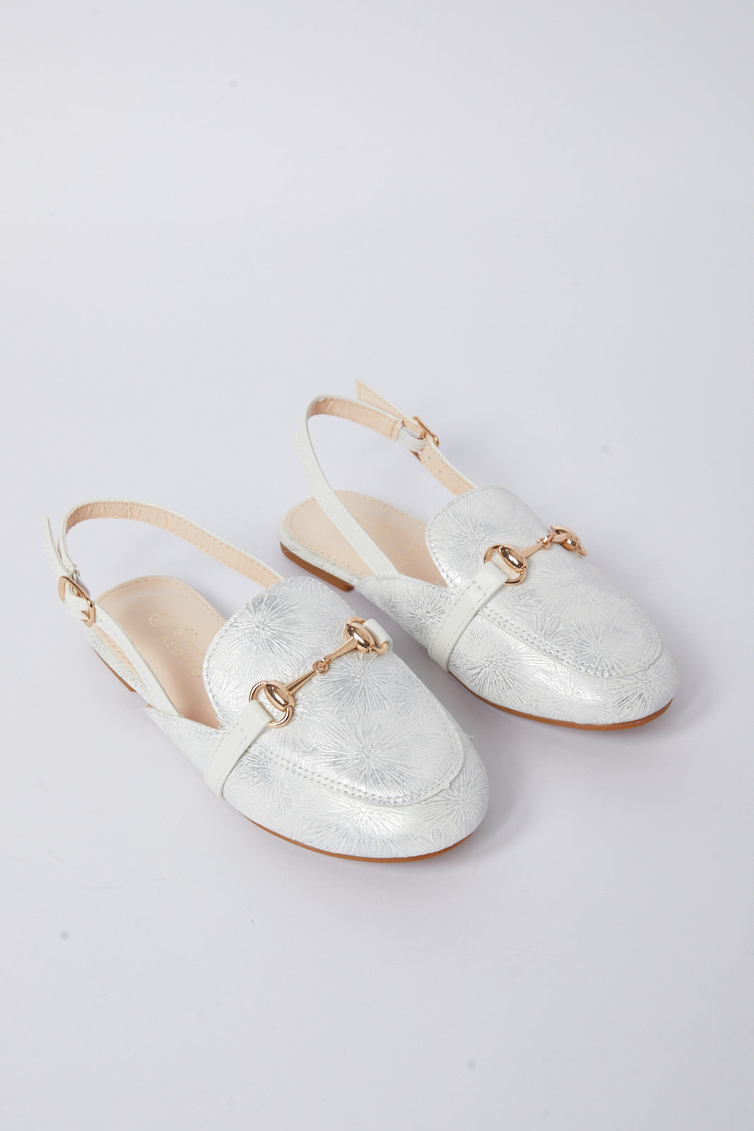 Redtag-Silve-Embossed-Floral-Mule-(-Repeat-)-Category:Shoes,-Colour:Silver,-Deals:New-In,-Filter:Girls-Footwear-(5-to-14-Yrs),-GSR-Shoes,-N/A,-New-In-GSR-FOO,-Non-Sale,-S23A,-Section:Girls-(0-to-14Yrs)-Senior-Girls-5 to 14 Years