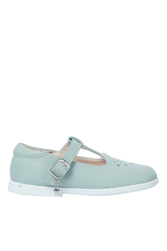 Redtag-Green-Laser-Cut-Ballerina-Category:Shoes,-Colour:Green,-Deals:New-In,-Filter:Girls-Footwear-(3-to-5-Yrs),-GIR-Shoes,-N/A,-New-In-GIR-FOO,-Non-Sale,-S23A,-Section:Girls-(0-to-14Yrs)-Girls-3 to 5 Years