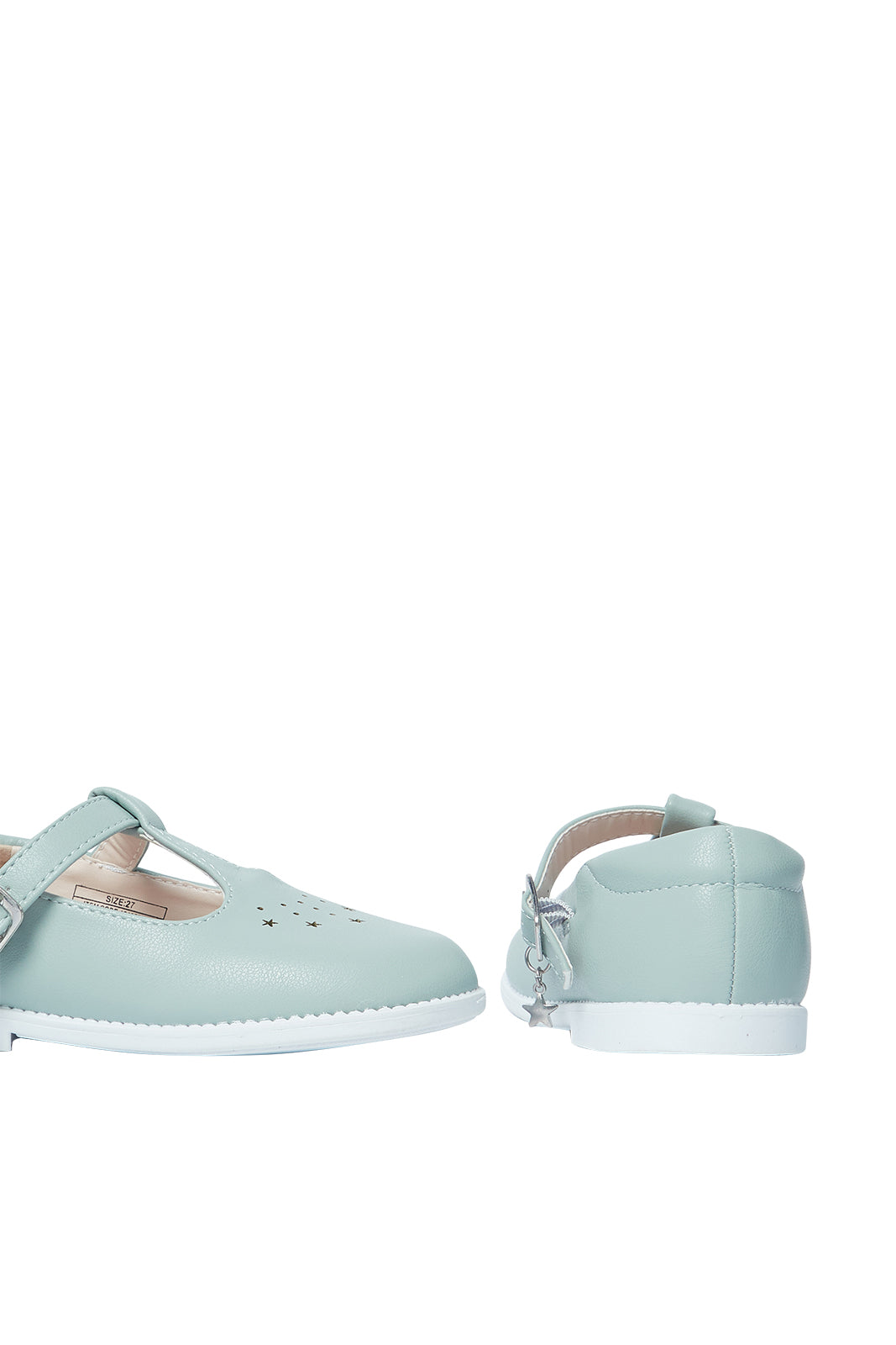 Redtag-Green-Laser-Cut-Ballerina-Category:Shoes,-Colour:Green,-Deals:New-In,-Filter:Girls-Footwear-(3-to-5-Yrs),-GIR-Shoes,-N/A,-New-In-GIR-FOO,-Non-Sale,-S23A,-Section:Girls-(0-to-14Yrs)-Girls-3 to 5 Years