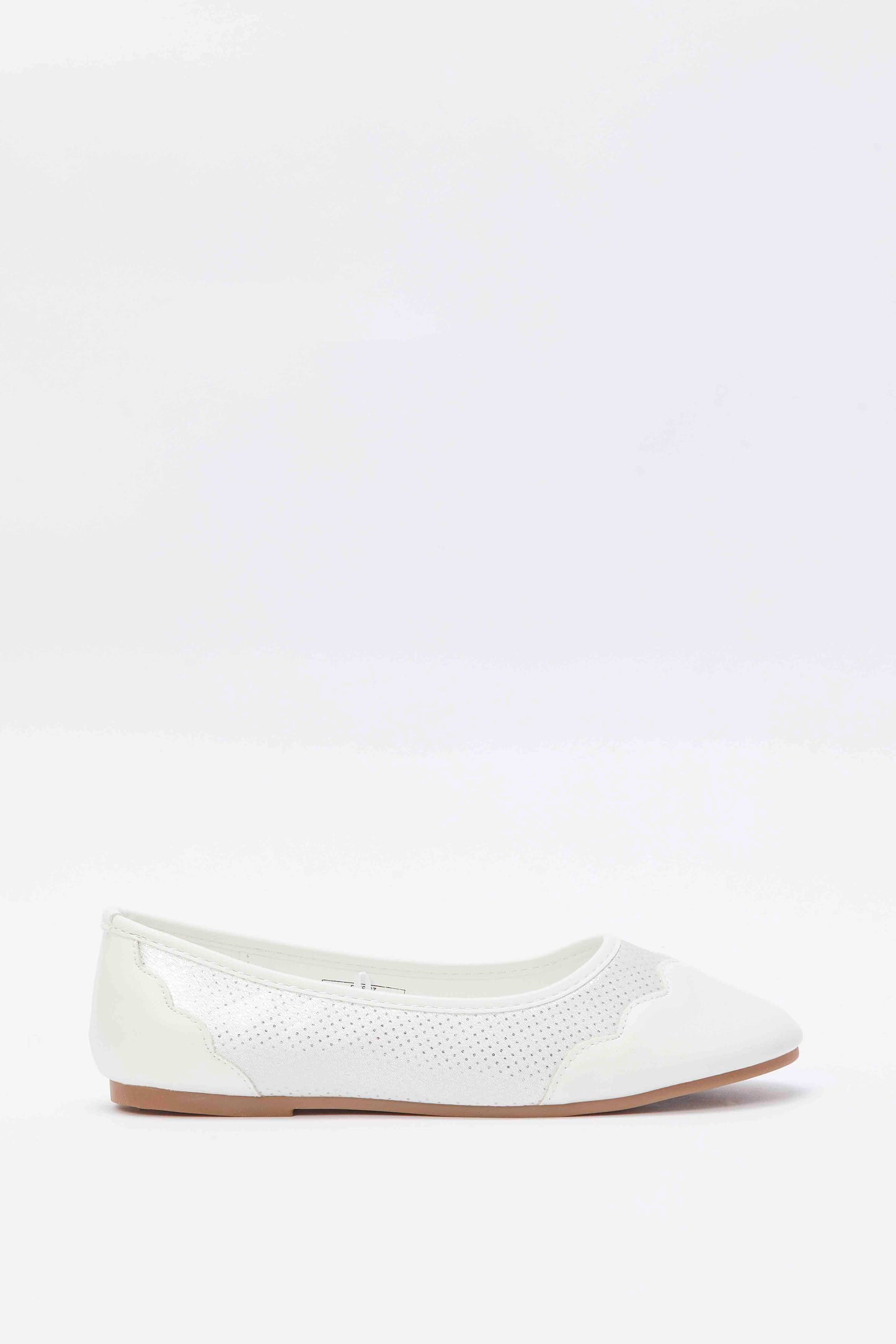 Redtag-White-Ballerina-Category:Shoes,-Colour:White,-Deals:New-In,-Filter:Girls-Footwear-(5-to-14-Yrs),-GSR-Shoes,-N/A,-New-In-GSR-FOO,-Non-Sale,-S23A,-Section:Girls-(0-to-14Yrs)-Senior-Girls-5 to 14 Years