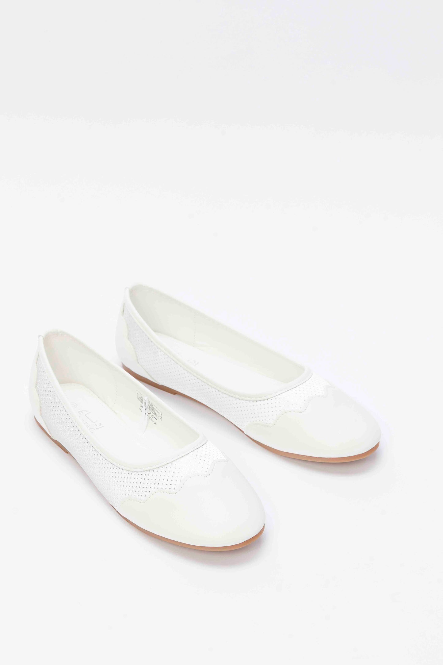 Redtag-White-Ballerina-Category:Shoes,-Colour:White,-Deals:New-In,-Filter:Girls-Footwear-(5-to-14-Yrs),-GSR-Shoes,-N/A,-New-In-GSR-FOO,-Non-Sale,-S23A,-Section:Girls-(0-to-14Yrs)-Senior-Girls-5 to 14 Years
