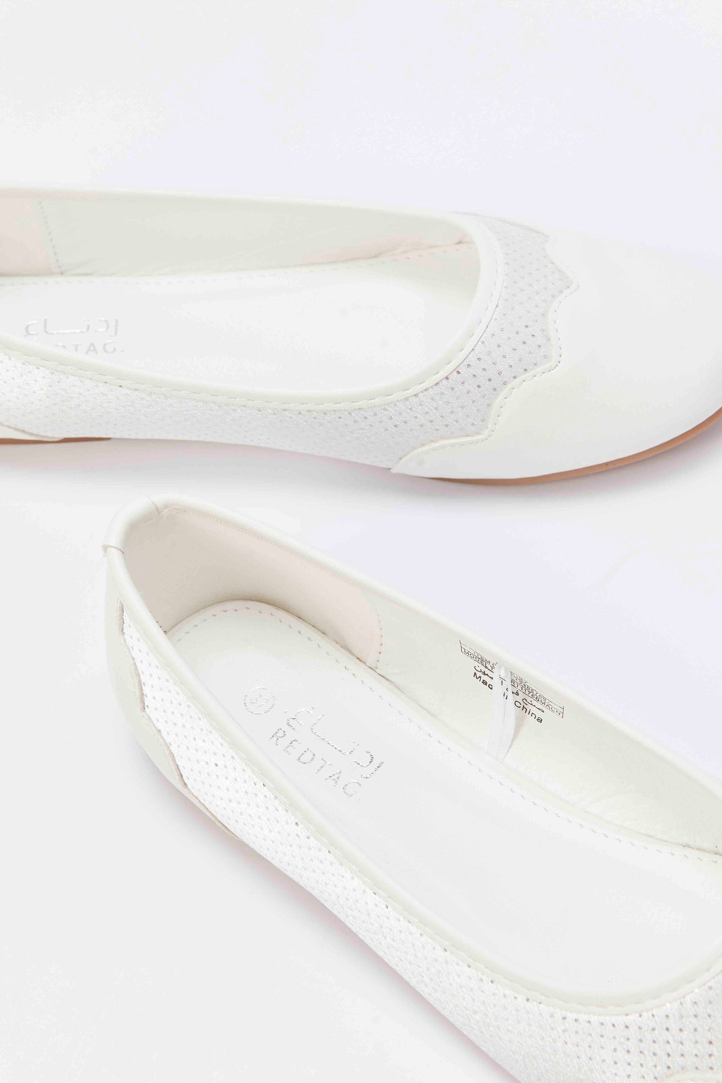 Redtag-White-Ballerina-Category:Shoes,-Colour:White,-Deals:New-In,-Filter:Girls-Footwear-(5-to-14-Yrs),-GSR-Shoes,-N/A,-New-In-GSR-FOO,-Non-Sale,-S23A,-Section:Girls-(0-to-14Yrs)-Senior-Girls-5 to 14 Years