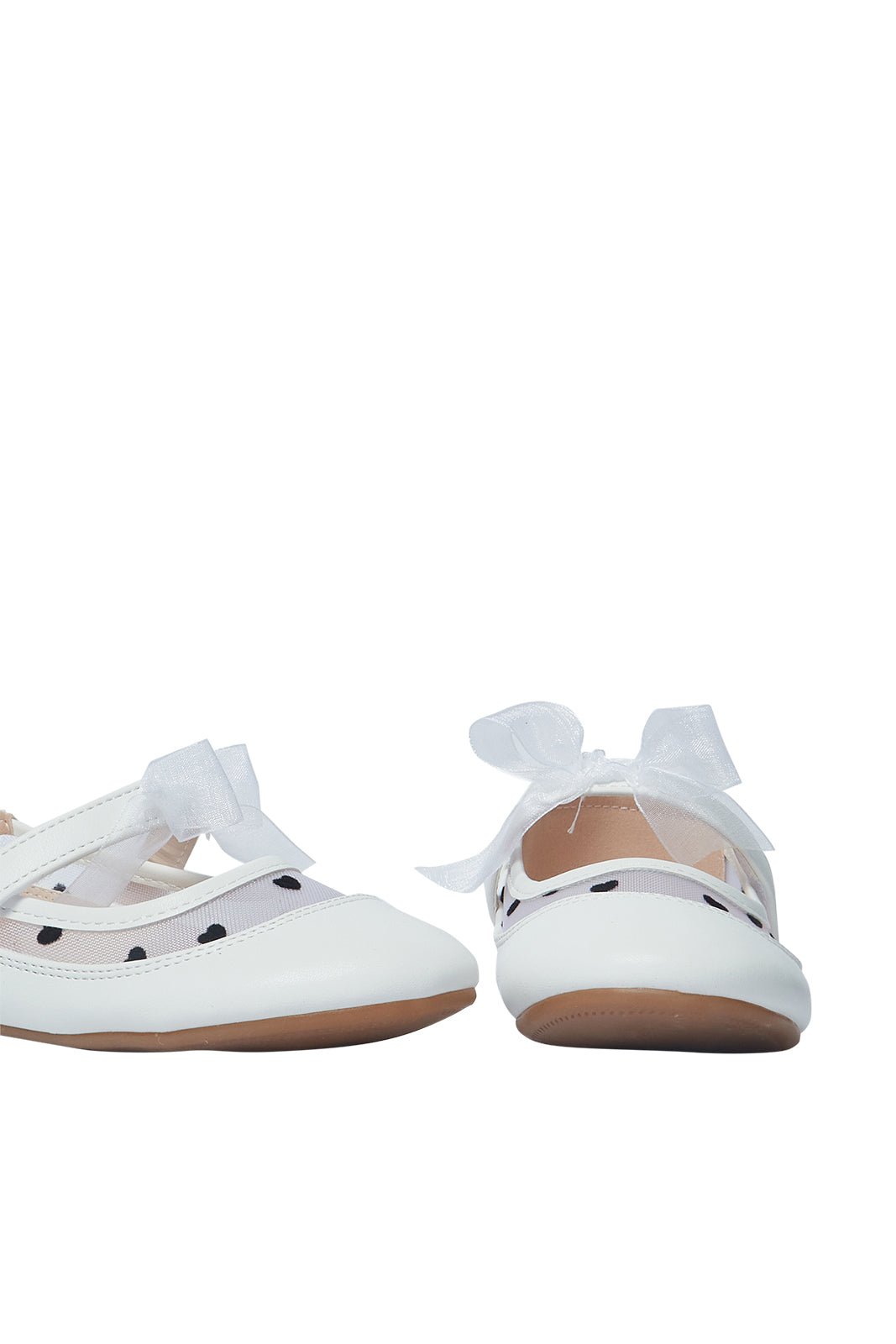 Redtag-White-Bow-Lace-Ballerina-Category:Shoes,-Colour:White,-Deals:New-In,-Filter:Girls-Footwear-(3-to-5-Yrs),-GIR-Shoes,-N/A,-New-In-GIR-FOO,-Non-Sale,-S23A,-Section:Girls-(0-to-14Yrs)-Girls-3 to 5 Years