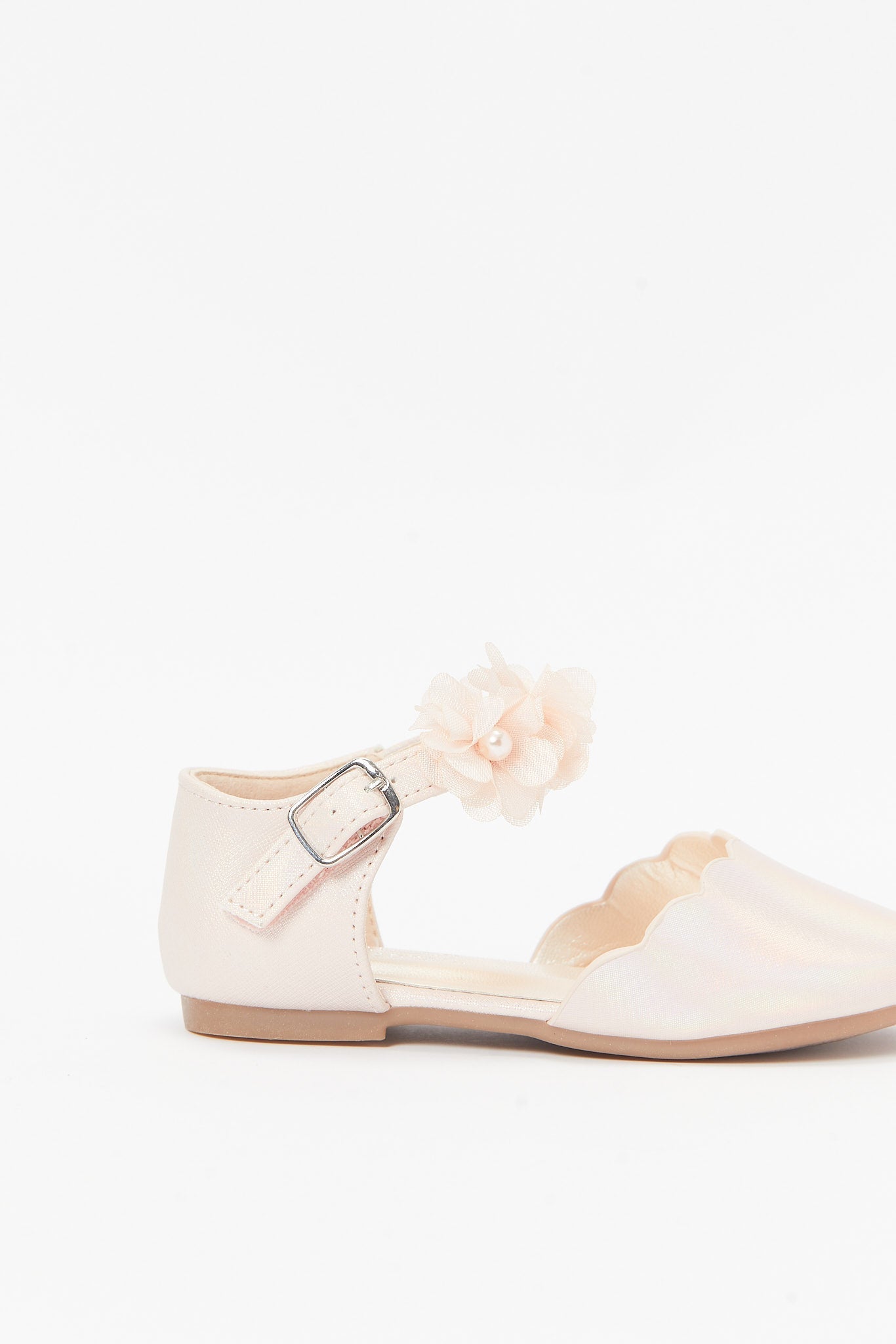 Redtag-Pink-Lace-Floral-Ballerina-Category:Shoes,-Colour:Pink,-Deals:New-In,-Filter:Girls-Footwear-(3-to-5-Yrs),-GIR-Shoes,-N/A,-New-In-GIR-FOO,-Non-Sale,-S23B,-Section:Girls-(0-to-14Yrs)-Girls-3 to 5 Years