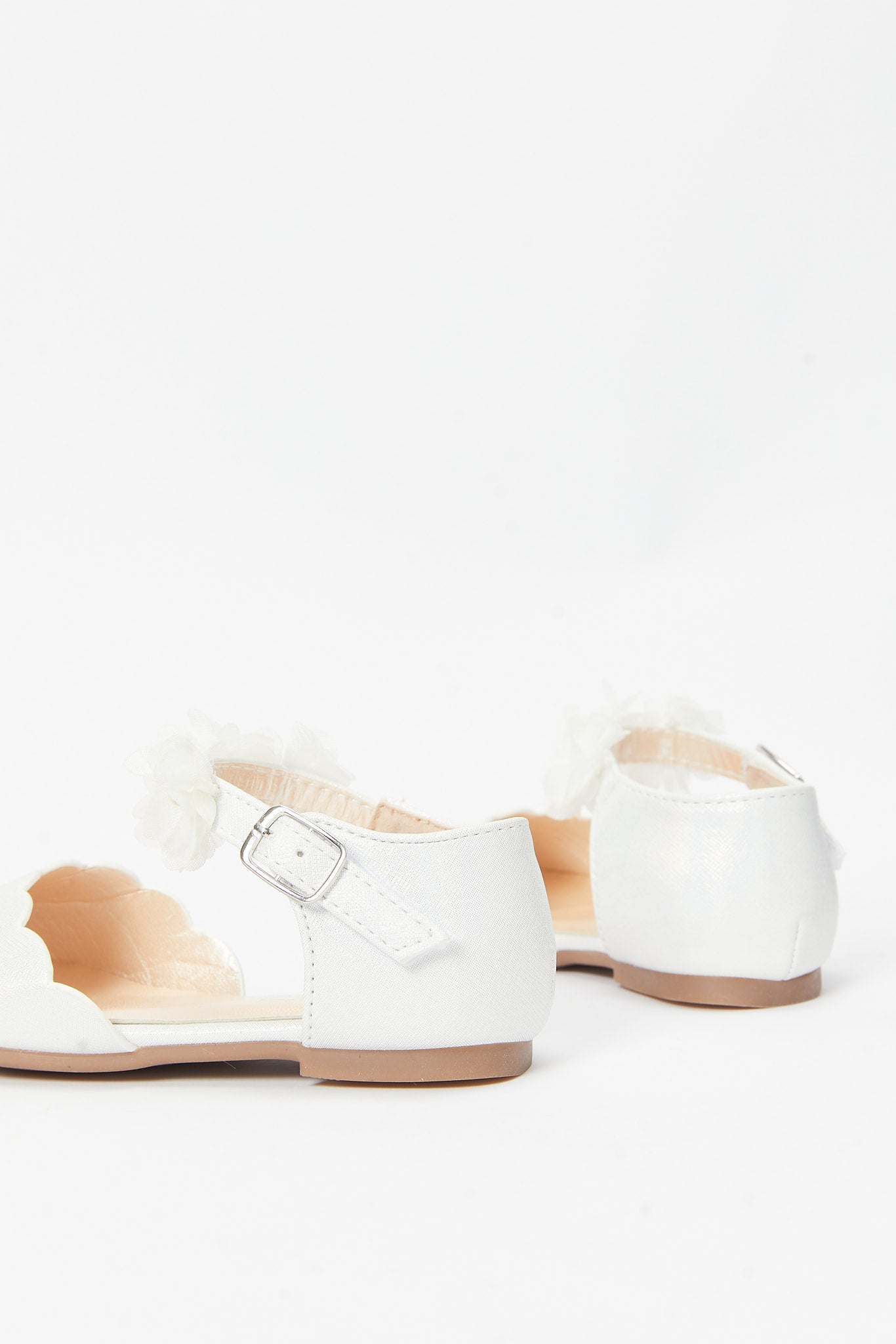 Redtag-White-Lace-Floral-Ballerina-Category:Shoes,-Colour:White,-Deals:New-In,-Filter:Girls-Footwear-(3-to-5-Yrs),-GIR-Shoes,-N/A,-New-In-GIR-FOO,-Non-Sale,-S23B,-Section:Girls-(0-to-14Yrs)-Girls-3 to 5 Years