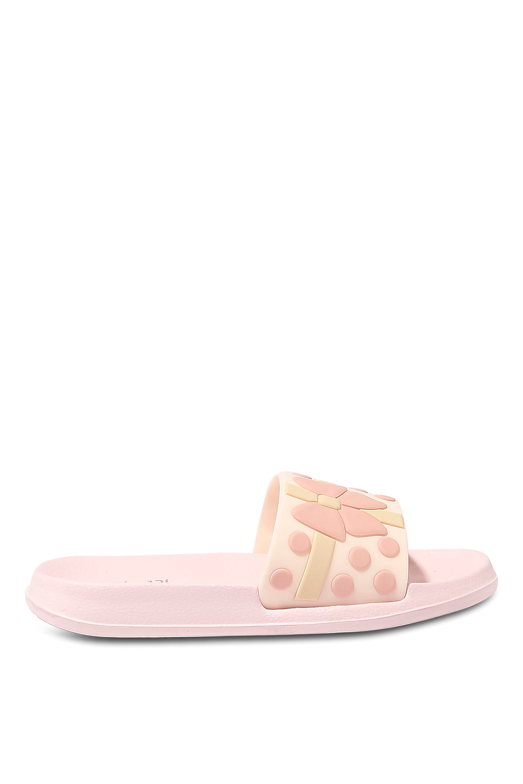 Redtag-Pale-Pink-Bow-Slide-Category:Shoes,-Colour:Pink,-Deals:New-In,-Filter:Girls-Footwear-(5-to-14-Yrs),-GSR-Flip-Flops,-N/A,-New-In-GSR-FOO,-Non-Sale,-S23A,-Section:Girls-(0-to-14Yrs)-Senior-Girls-5 to 14 Years