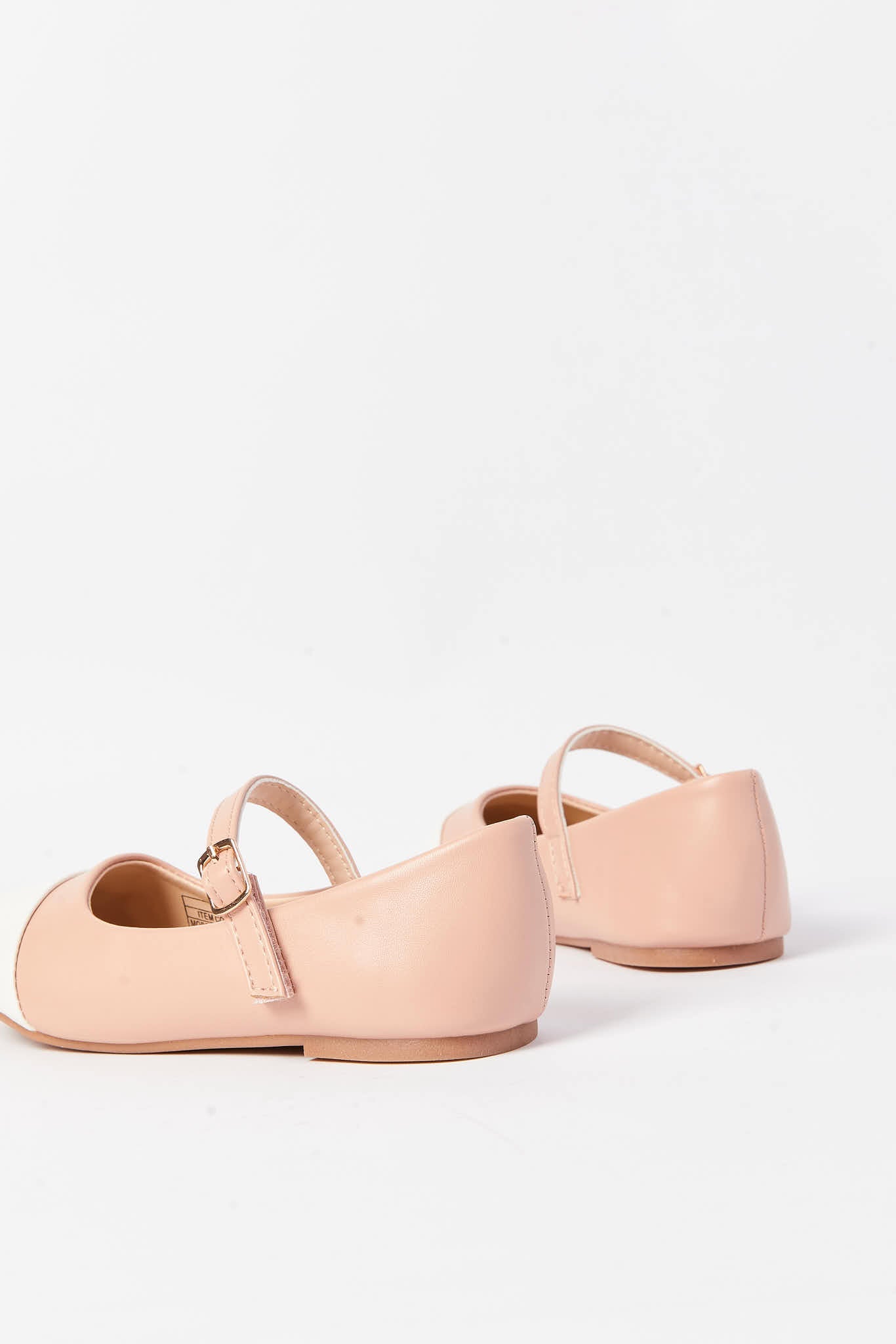 Redtag-Beige-Velcro-Strap-Ballerina-Category:Shoes,-Colour:Beige,-Deals:New-In,-Filter:Girls-Footwear-(3-to-5-Yrs),-GIR-Shoes,-N/A,-New-In-GIR-FOO,-Non-Sale,-S23A,-Section:Girls-(0-to-14Yrs)-Girls-3 to 5 Years