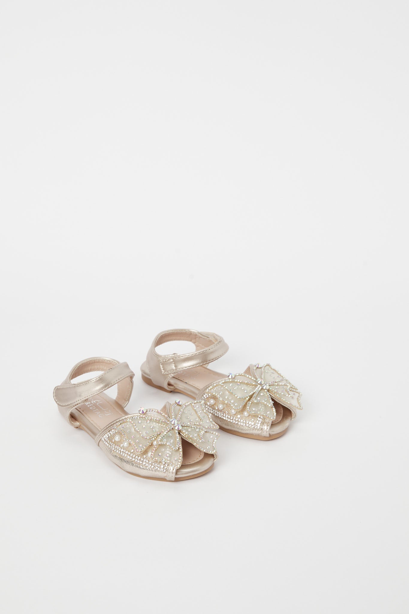 Redtag-Gold-Bow-Sandal-Category:Shoes,-Colour:Gold,-Deals:New-In,-Event:,-Filter:Girls-Footwear-(3-to-5-Yrs),-GIR-Sandals,-H1:FOO,-H2:GIR,-H3:SAF,-H4:SAN,-New-In-GIR-FOO,-Non-Sale,-Promo:,-RMD,-S23B,-Season:S23B,-Section:Girls-(0-to-14Yrs)-Girls-3 to 5 Years