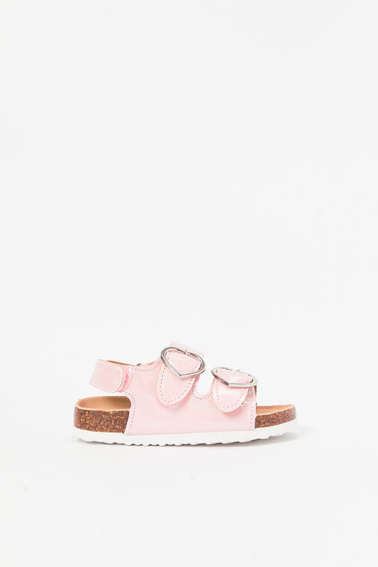 Redtag-Pink-Buckle-Cork-Sandal-Category:Shoes,-Colour:Pink,-Deals:New-In,-Filter:Girls-Footwear-(3-to-5-Yrs),-GIR-Sandals,-N/A,-New-In-GIR-FOO,-Non-Sale,-S23B,-Section:Girls-(0-to-14Yrs)-Girls-3 to 5 Years