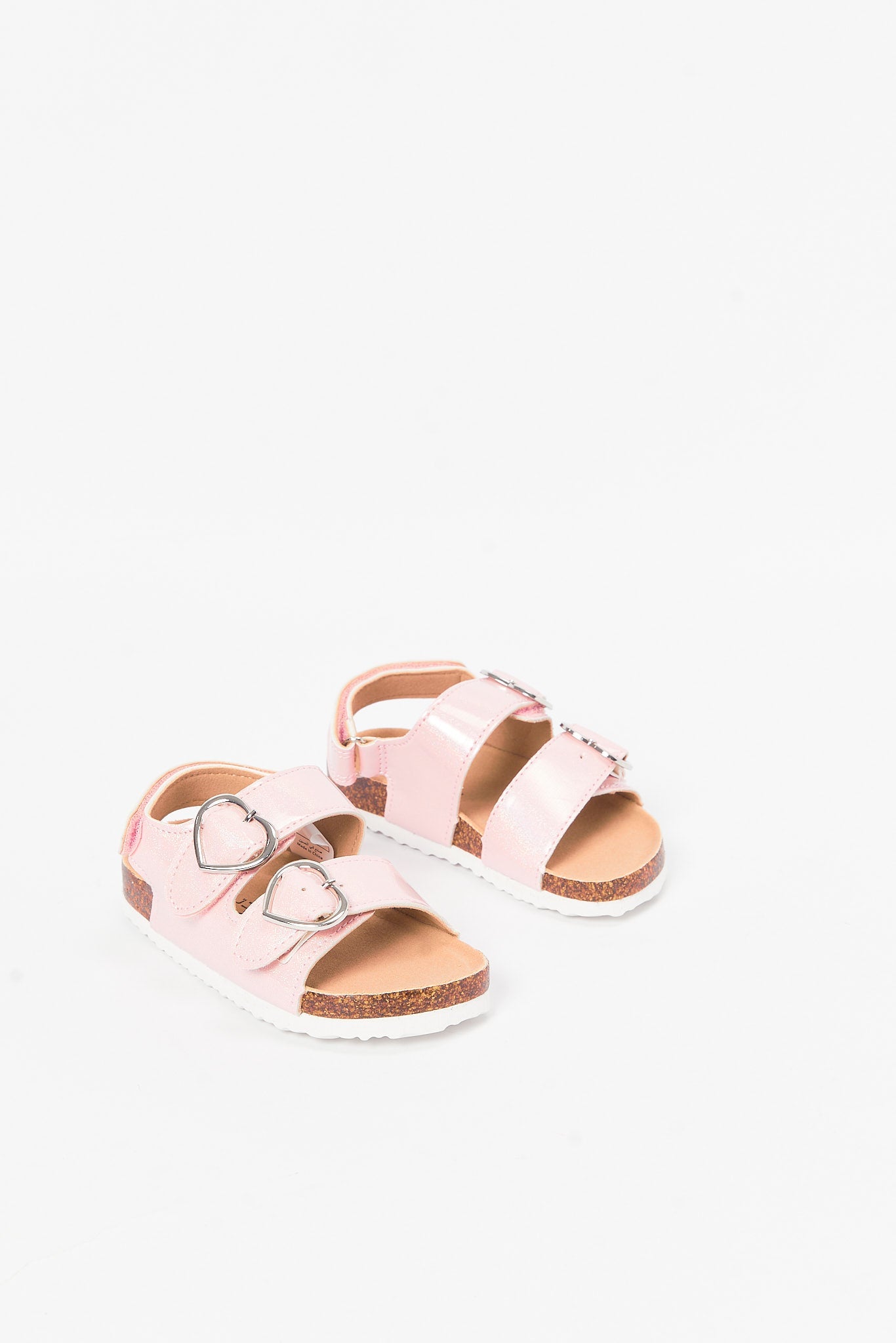 Redtag-Pink-Buckle-Cork-Sandal-Category:Shoes,-Colour:Pink,-Deals:New-In,-Filter:Girls-Footwear-(3-to-5-Yrs),-GIR-Sandals,-N/A,-New-In-GIR-FOO,-Non-Sale,-S23B,-Section:Girls-(0-to-14Yrs)-Girls-3 to 5 Years