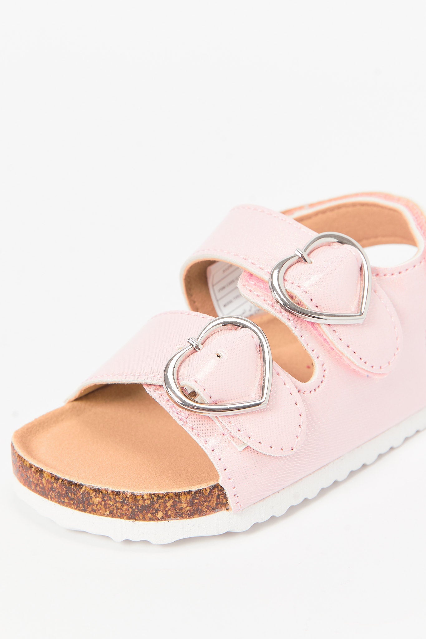 Redtag-Pink-Buckle-Cork-Sandal-Category:Shoes,-Colour:Pink,-Deals:New-In,-Filter:Girls-Footwear-(3-to-5-Yrs),-GIR-Sandals,-N/A,-New-In-GIR-FOO,-Non-Sale,-S23B,-Section:Girls-(0-to-14Yrs)-Girls-3 to 5 Years