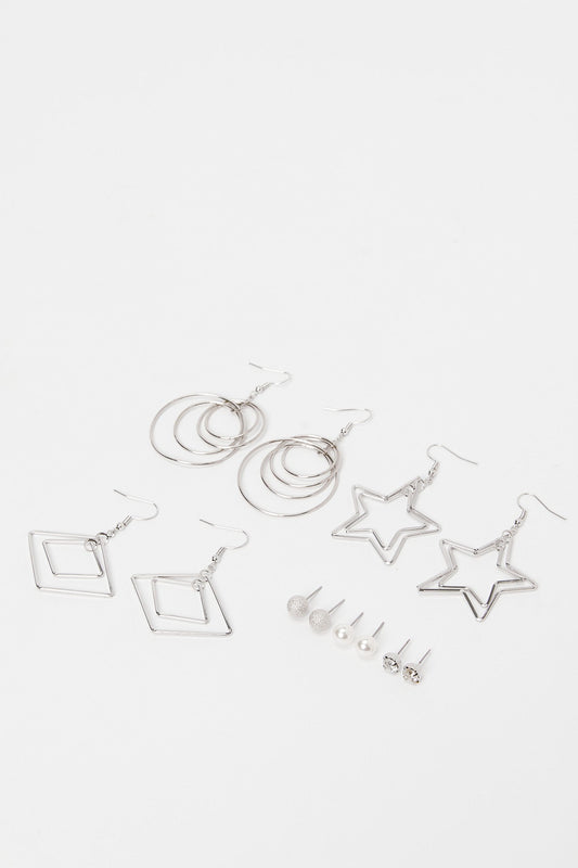Redtag-Studs-Category:Jwellery,-Colour:Assorted,-Filter:Women's-Accessories,-New-In,-New-In-Women-ACC,-Non-Sale,-S23B,-Section:Women,-Women-Jewellery-Women-
