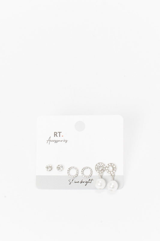 Redtag-Studs-Category:Jewellery,-Colour:Assorted,-Filter:Women's-Accessories,-New-In,-New-In-Women-ACC,-Non-Sale,-S23A,-Section:Women,-Women-Jewellery-Women-