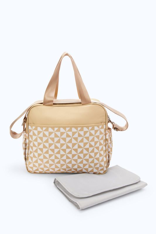 Redtag-Beige-Diaper-Bag-Category:Bags,-Colour:Beige,-Filter:Newborn-Accessories,-NBN-Bags,-New-In,-New-In-NBN-ACC,-Non-Sale,-S23B,-Section:Boys-(0-to-14Yrs)-New-Born-Baby-