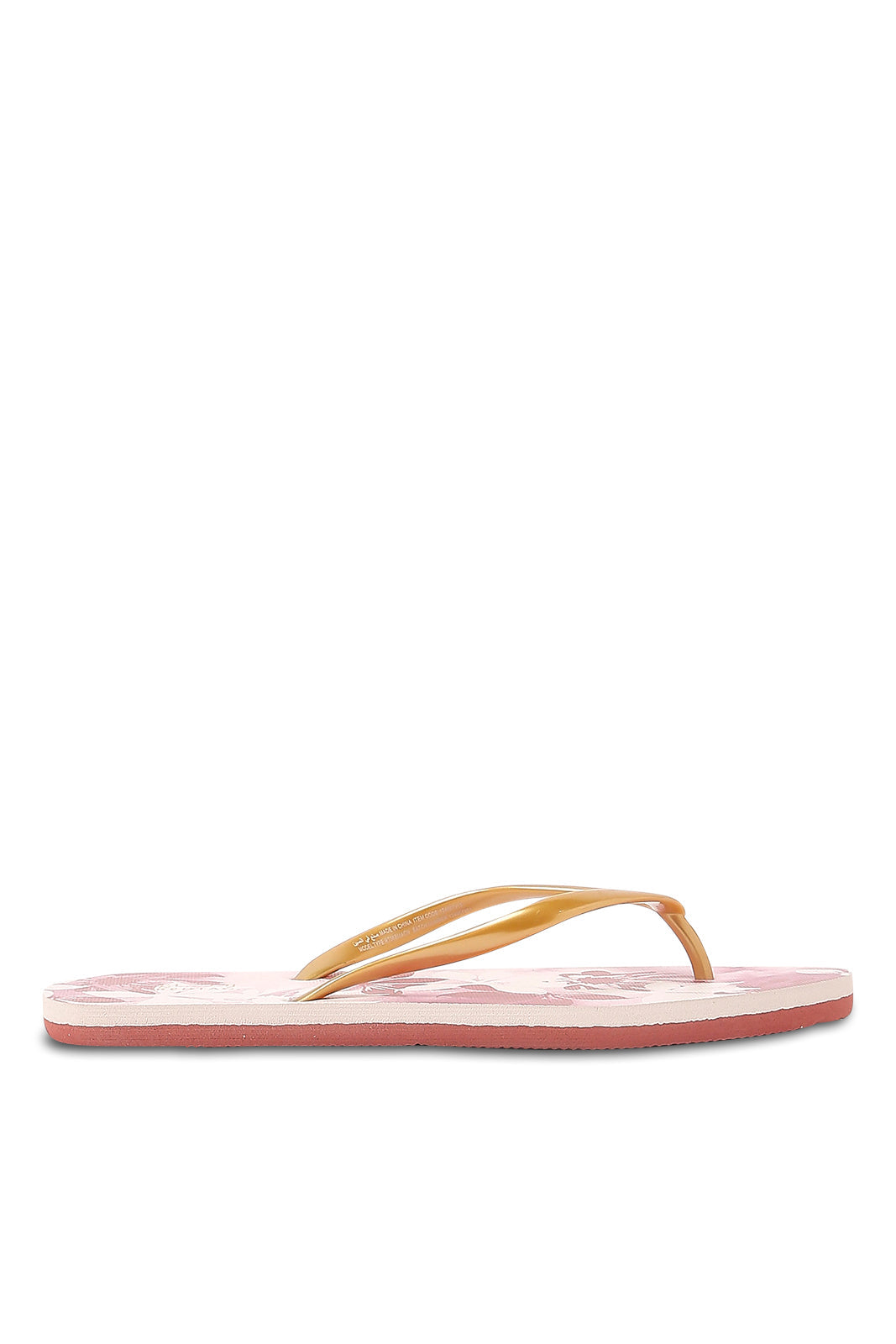 Redtag-Pink-And-Gold-Floral-Flip-Flop-Category:Shoes,-Colour:Pink,-Deals:New-In,-Filter:Women's-Footwear,-N/A,-New-In-Women-FOO,-Non-Sale,-S23A,-Section:Women,-Women-Flip-Flops-Women's-