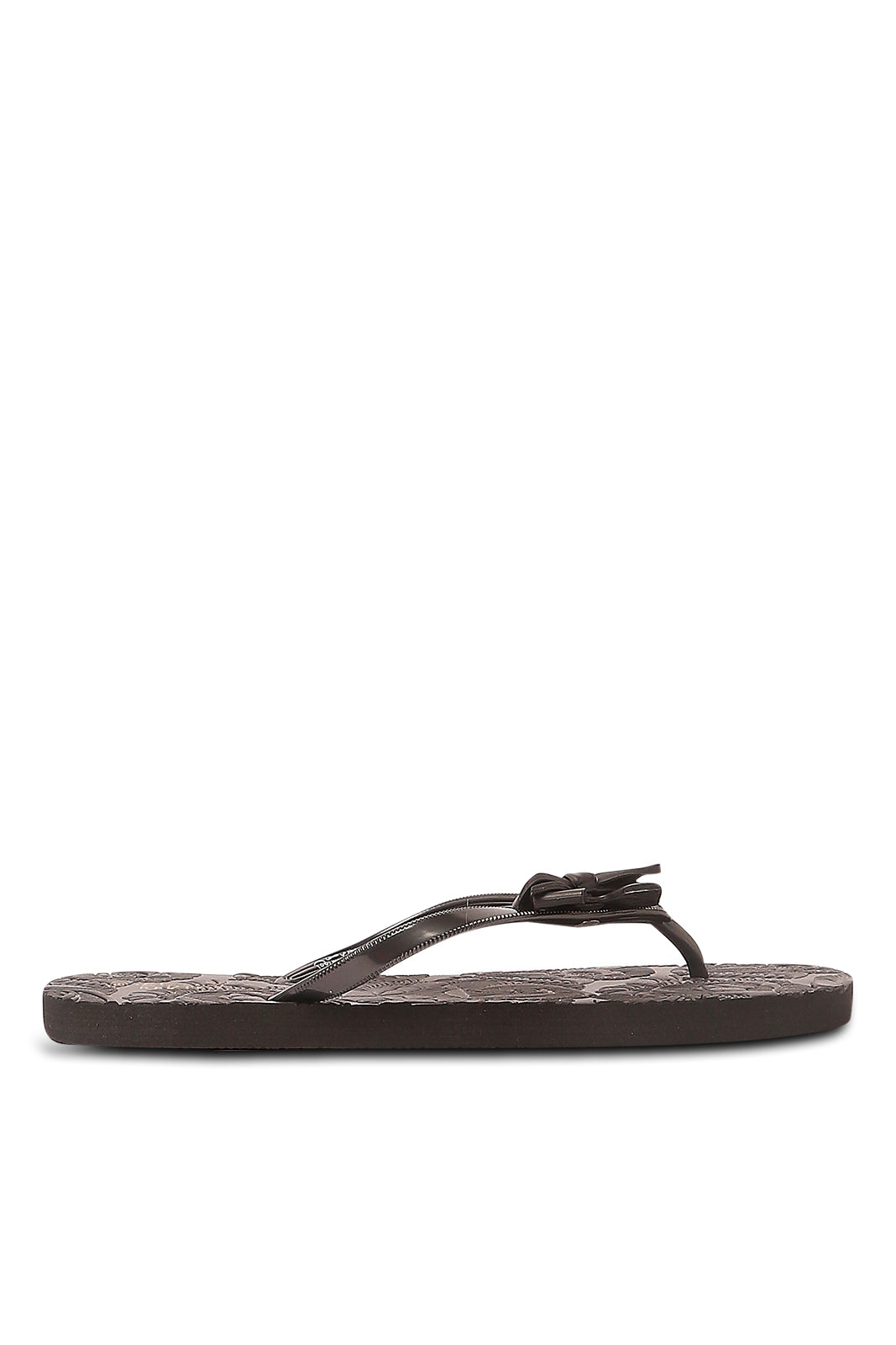 Redtag-Black-Bow-Trim-Flip-Flop-Category:Shoes,-Colour:Black,-Deals:New-In,-Filter:Women's-Footwear,-N/A,-New-In-Women-FOO,-Non-Sale,-S23A,-Section:Women,-Women-Flip-Flops-Women's-
