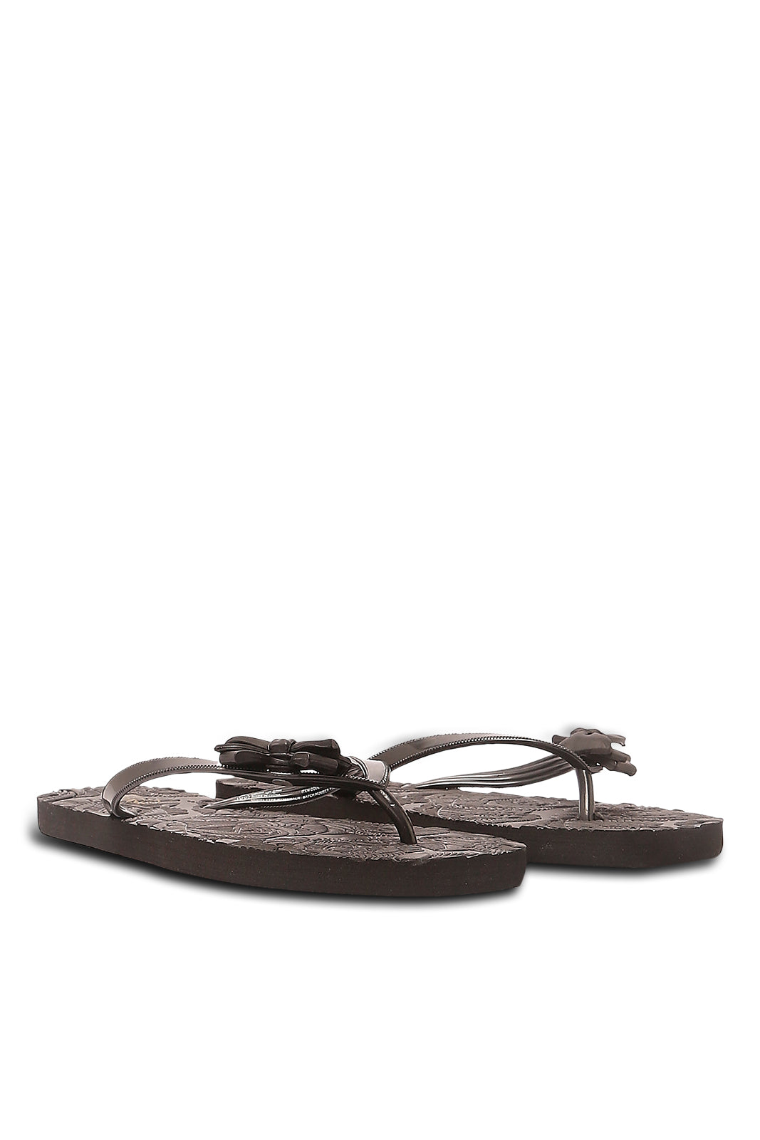 Redtag-Black-Bow-Trim-Flip-Flop-Category:Shoes,-Colour:Black,-Deals:New-In,-Filter:Women's-Footwear,-N/A,-New-In-Women-FOO,-Non-Sale,-S23A,-Section:Women,-Women-Flip-Flops-Women's-